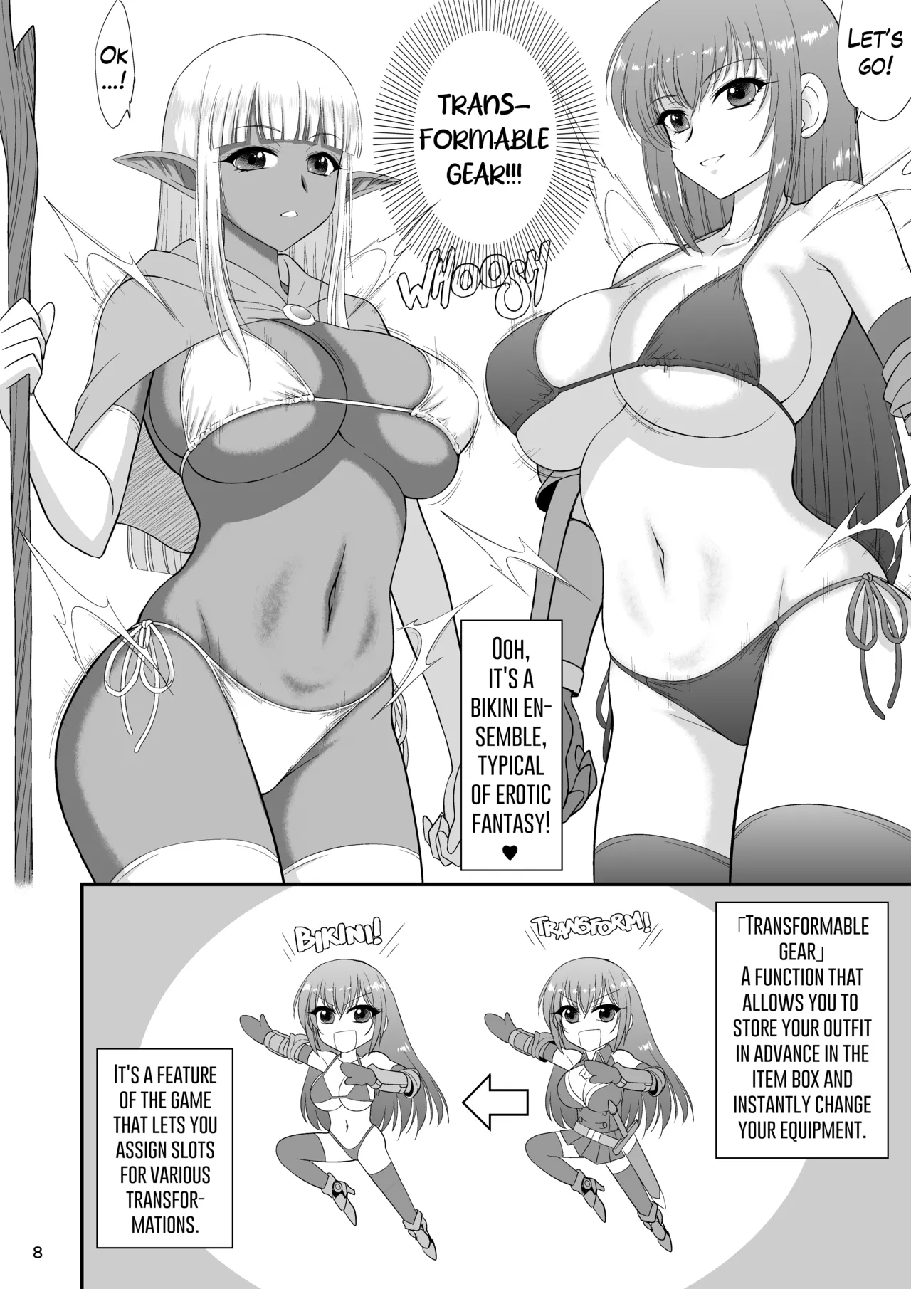 Mami no Meikyuu 2 Leskko Boukensha Hen - Mamidara's Dungeon 2 Lesbian adventurers episode page 8 full