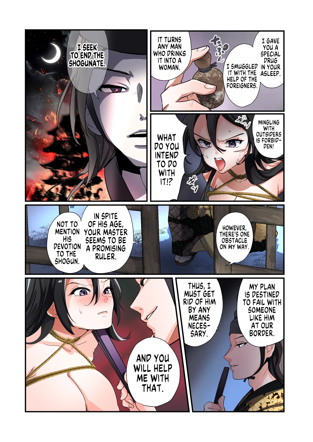 Akuochi TS Kunoichi ~Bushi no Chuushin Sutsuru Toki~ | Corrupted TS Kunoichi ~When a Warrior Abandons his Devotion~ page 12 full