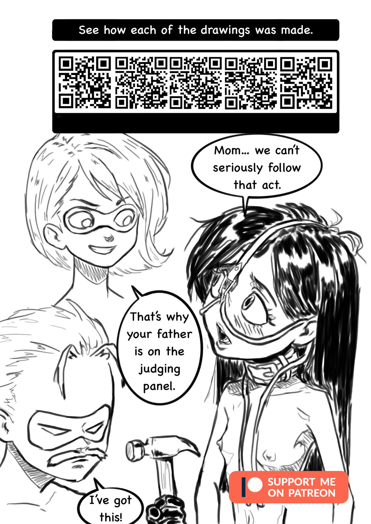 Ashifff: Raven – Part 6: Shocking + Elastigirl page 6 full