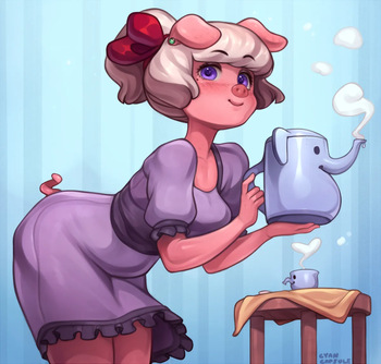 [CyanCapsule / various] Pig Princess Emelie & friends (OC) cover