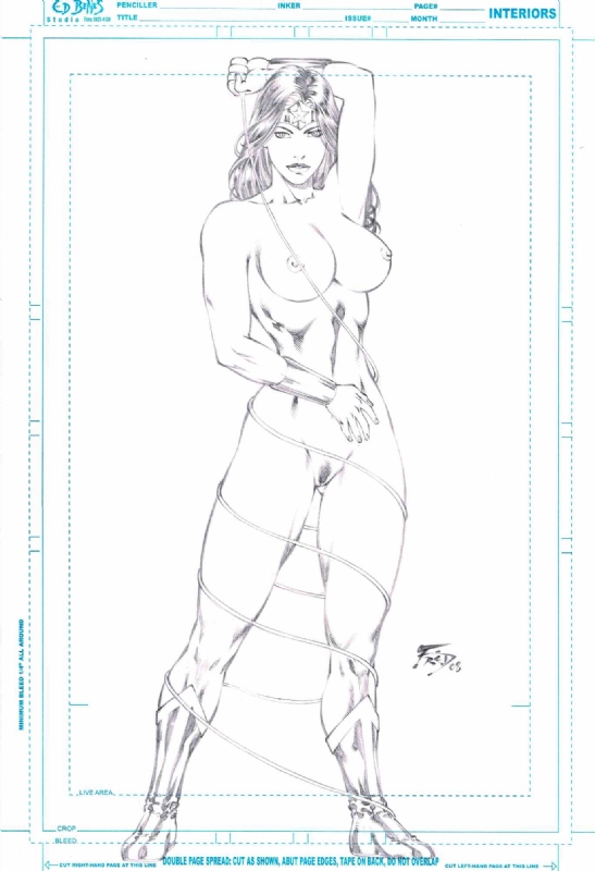 Wonder Woman and others by Fred Benes page 11 full
