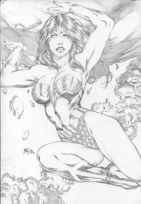 Wonder Woman and others by Fred Benes page 5 full
