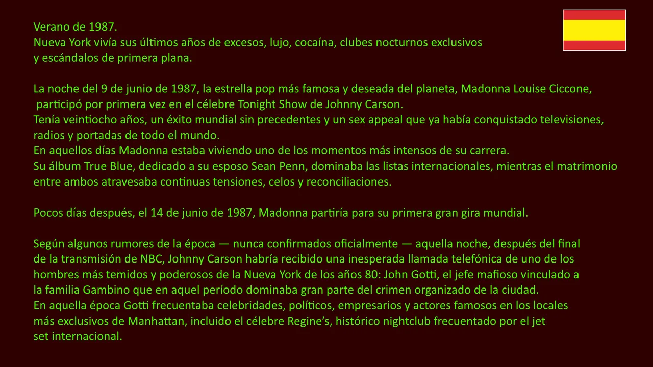 THE REGINE’S TAPE - Madonna, Gotti & The Secret Night page 4 full