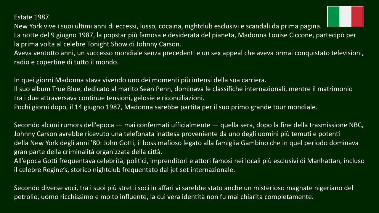 THE REGINE’S TAPE - Madonna, Gotti & The Secret Night page 6 full