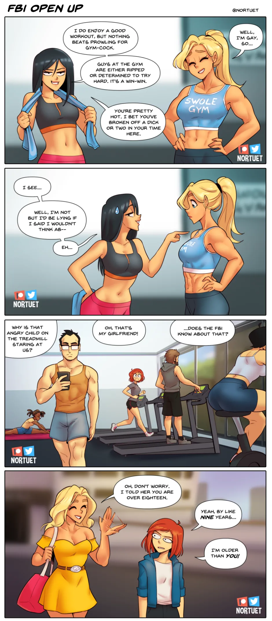 Nortverse: Tara & Beverly - 4koma page 6 full