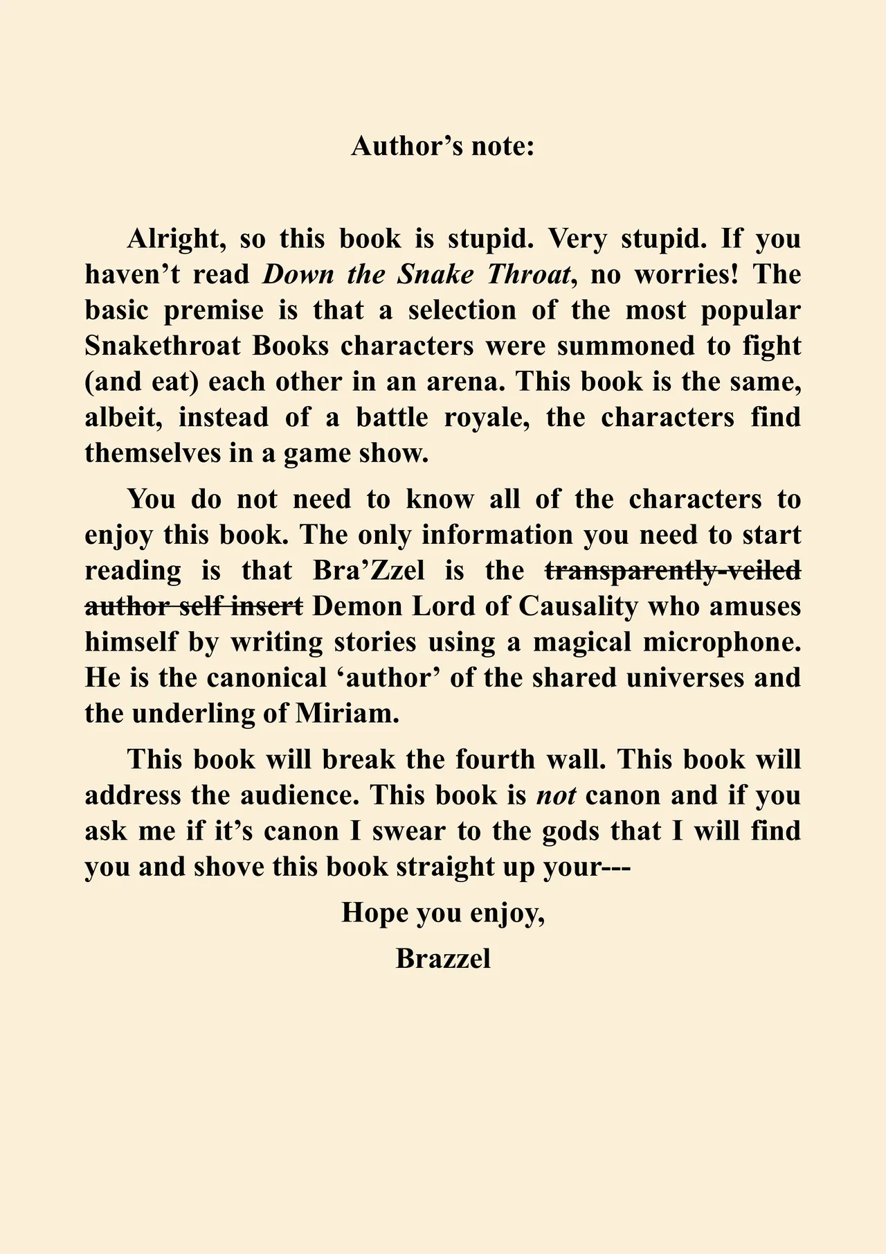 Back Down the Snake Throat page 4 full