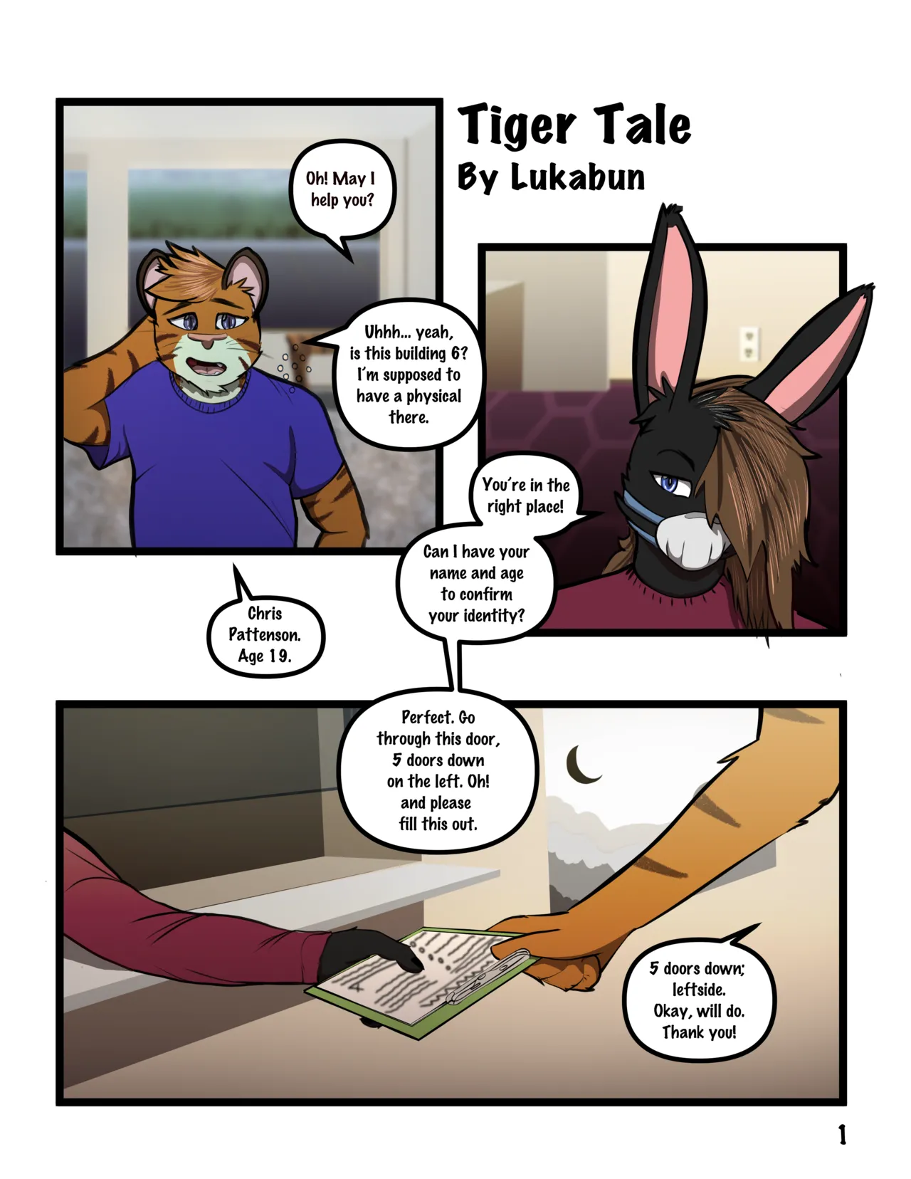 Tiger Tale page 1 full