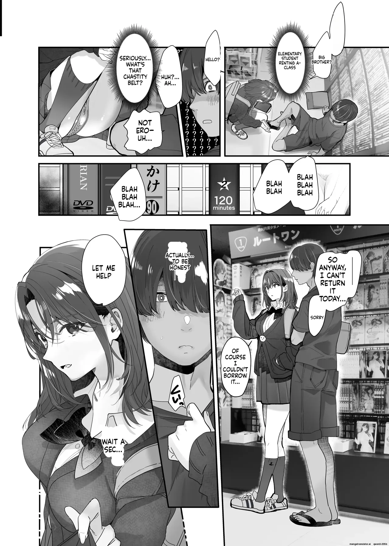 Continued After I was turned into a sex pet by an obedient gal and an NTR gal, I ended up swapping with the neighbor's pet page 12 full