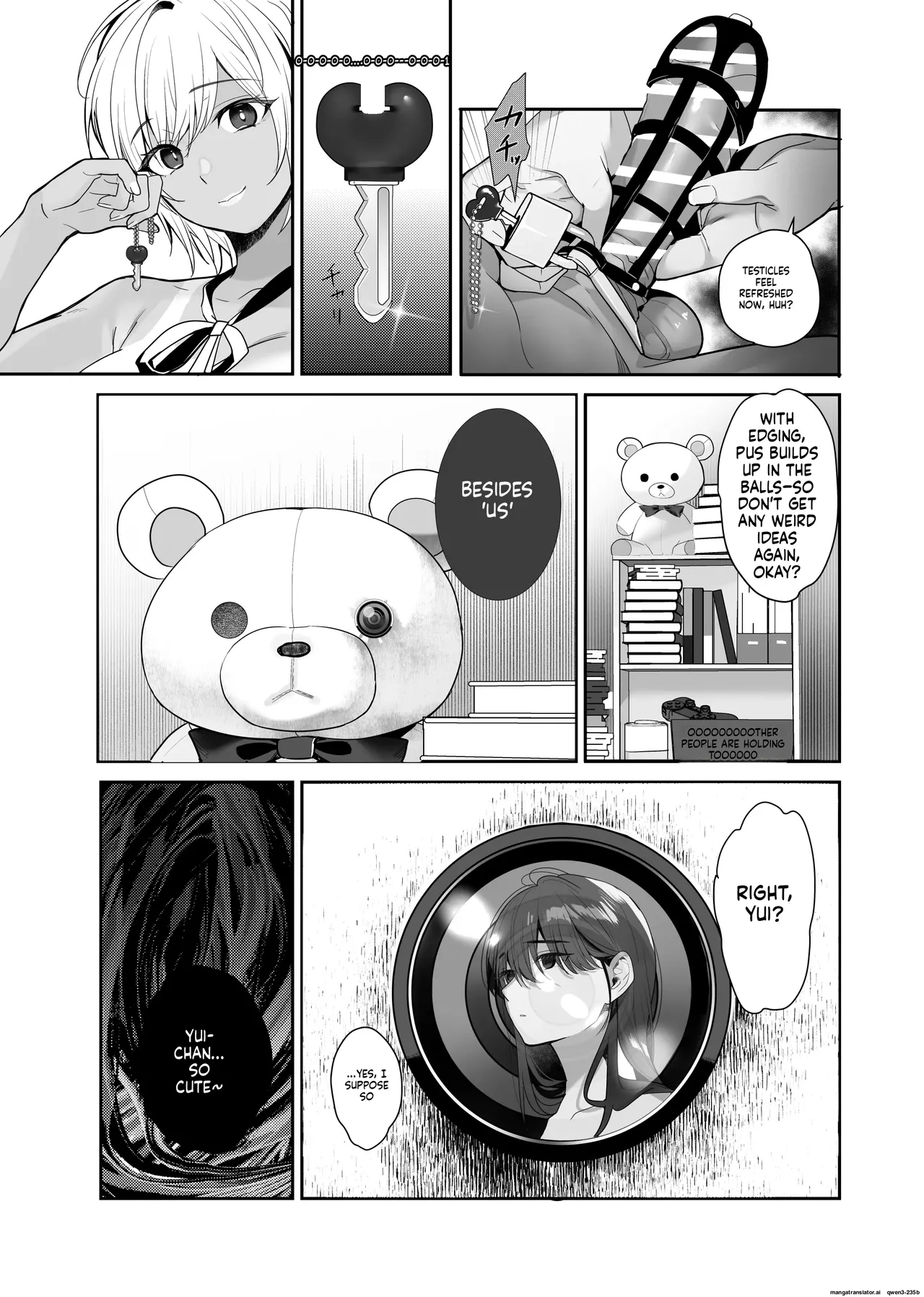 Continued After I was turned into a sex pet by an obedient gal and an NTR gal, I ended up swapping with the neighbor's pet page 5 full