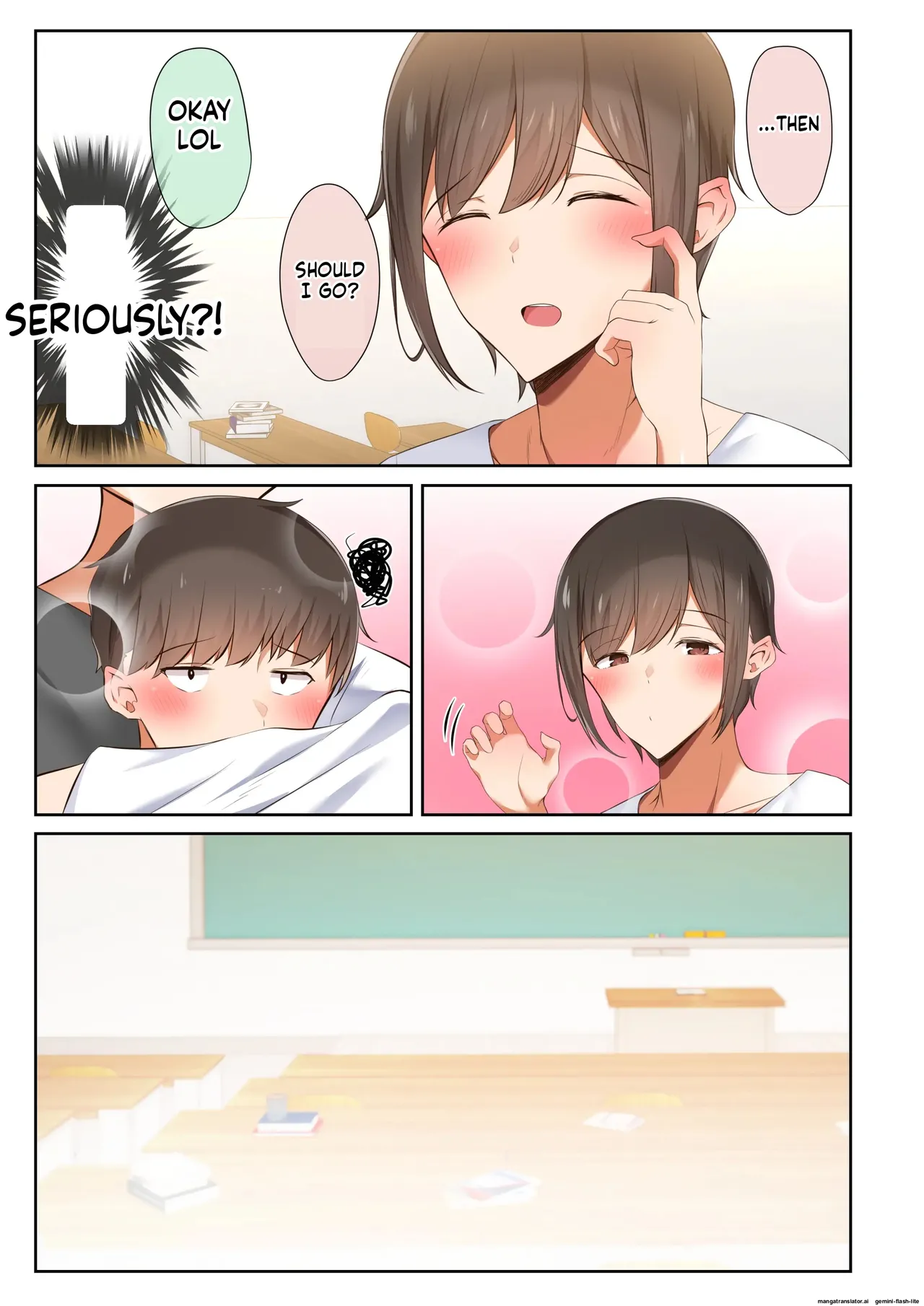 Otoko Tomodachi no Youna Ore no Osananajimi ga, Yarichin ni Yotte Mesu ni Saserareru Hanashi. 1-3 page 12 full