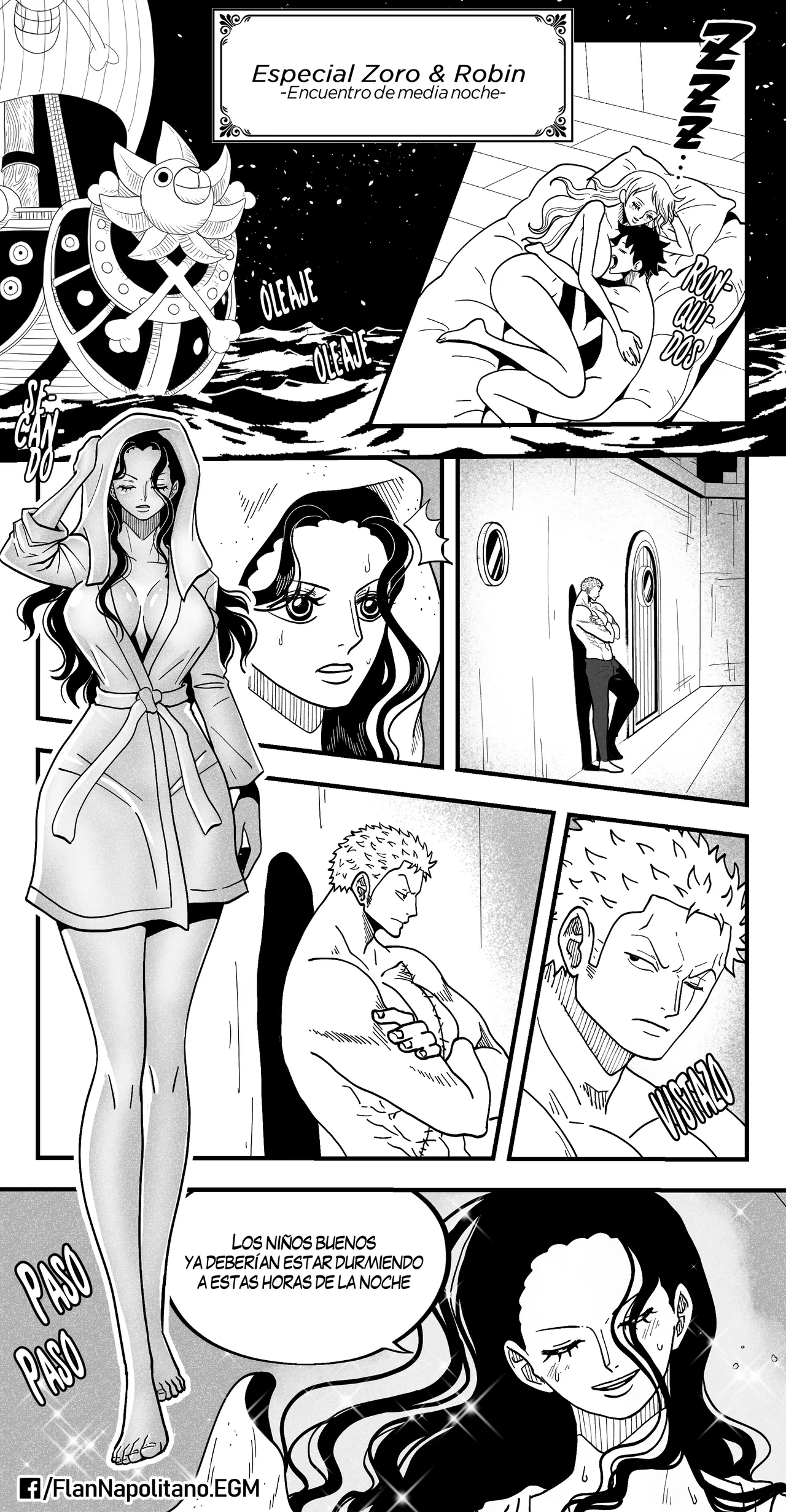 Flan Napolitano - Especial - Zoro & Robin page 4 full