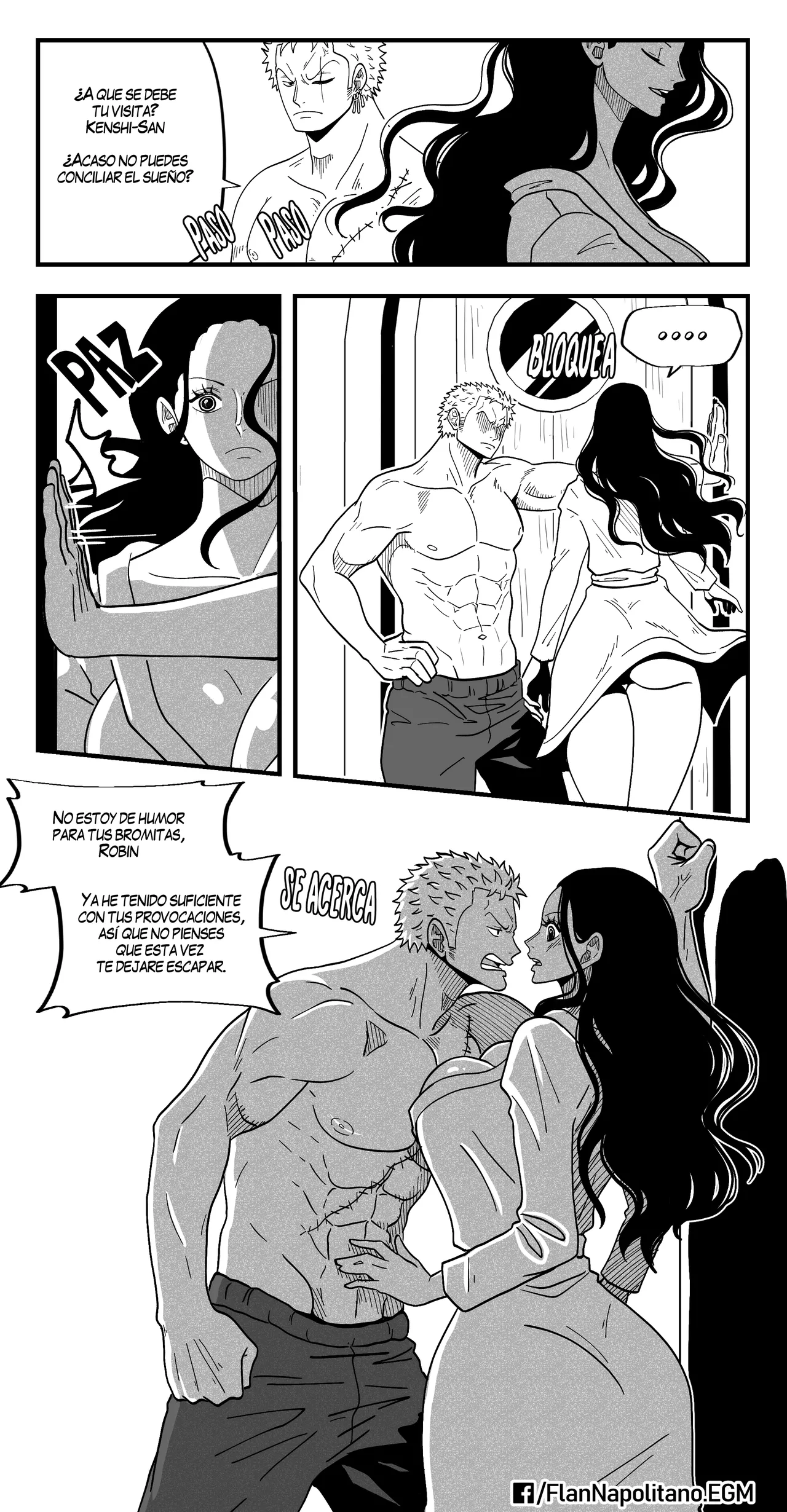 Flan Napolitano - Especial - Zoro & Robin page 5 full