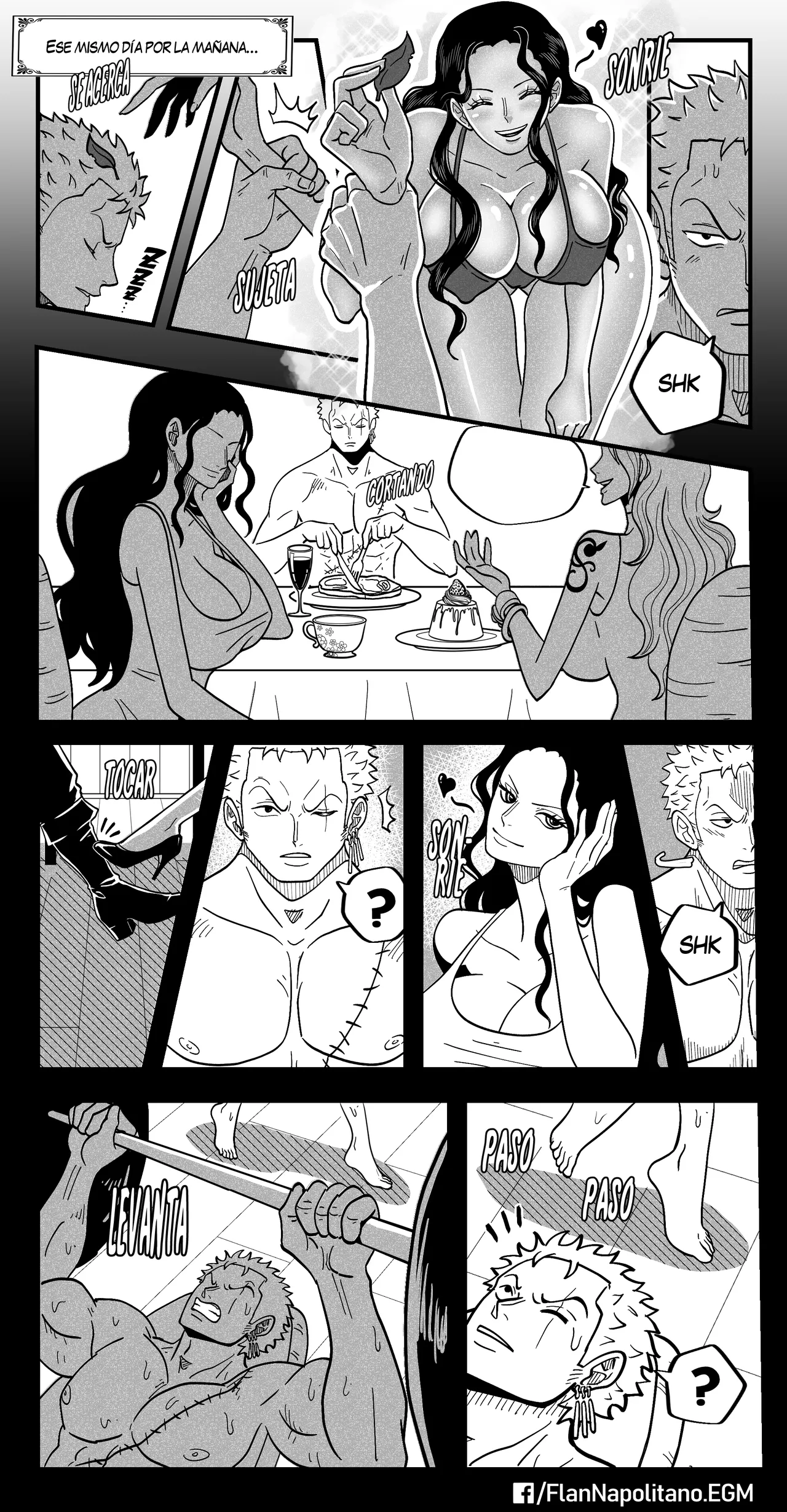 Flan Napolitano - Especial - Zoro & Robin page 6 full