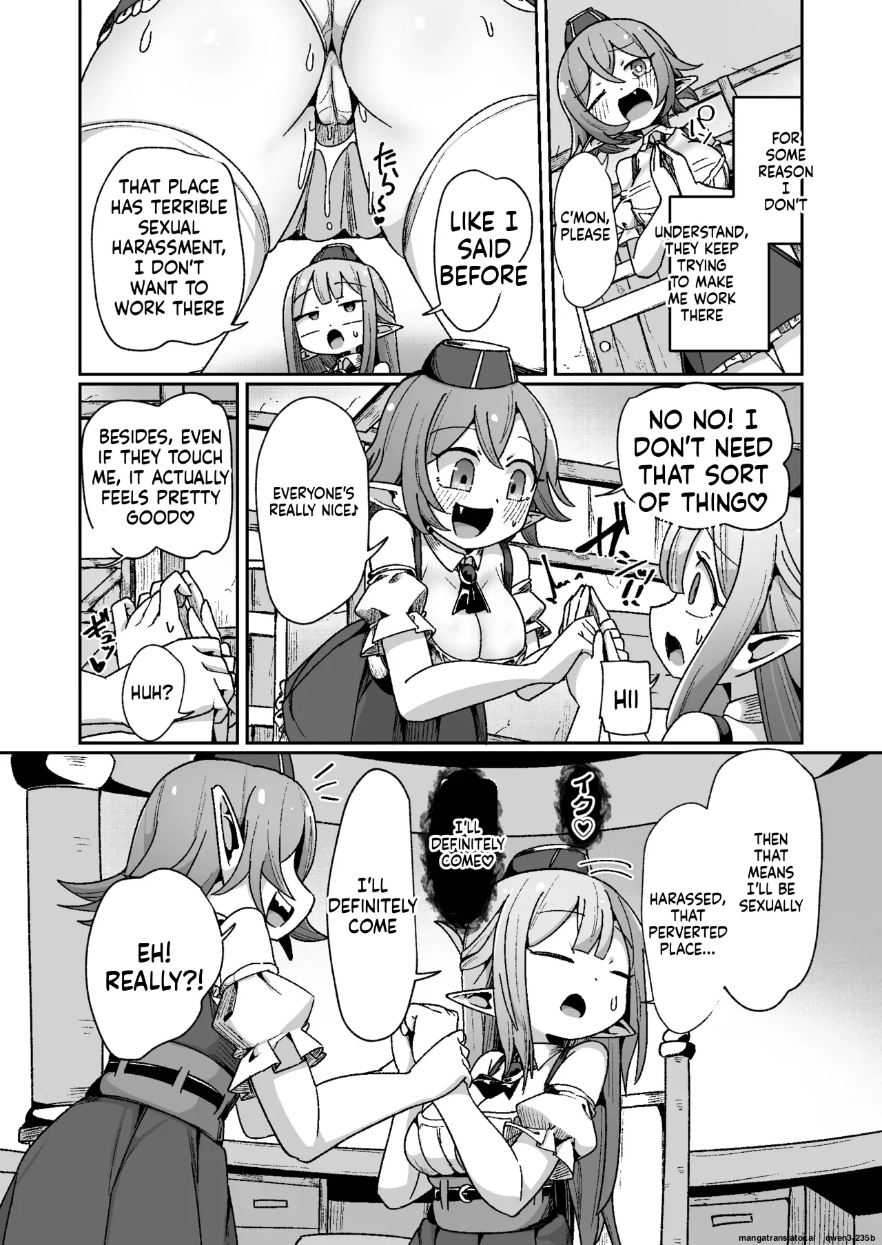 Guild Uketsukejou-chan datte BaSta ni kakarimasu!! Igai to Yakka na Ingo Genchou | Unexpectedly Troublesome Lustful Auditory Hallucinations page 8 full