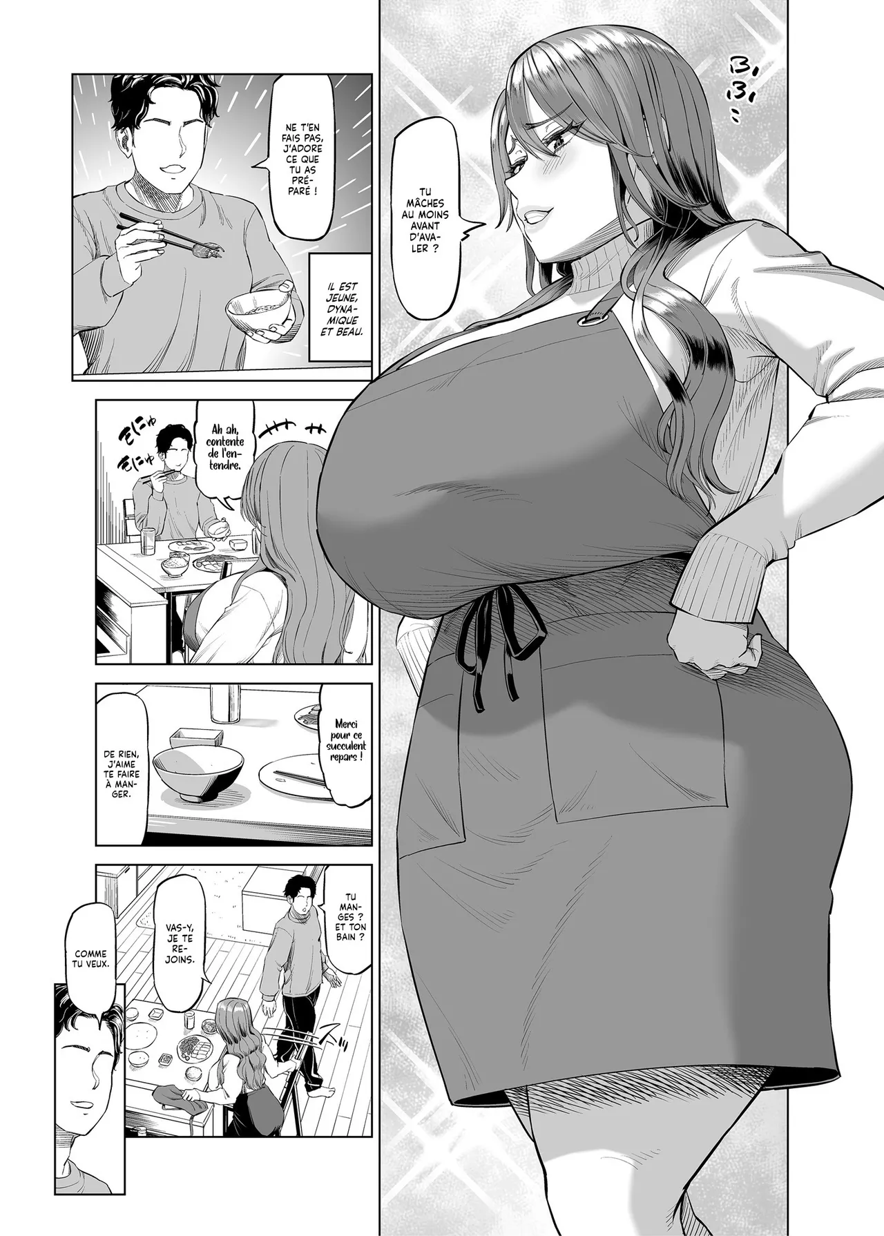 Yuukyuu Tsukatte made Boku no Heya de Onanii ni suru Giri Mama to no Hanashi | Ma Belle-Mère se Masturbe dans ma Chambre pendant son congé page 6 full