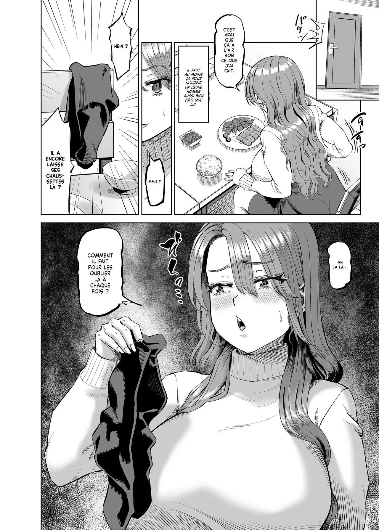 Yuukyuu Tsukatte made Boku no Heya de Onanii ni suru Giri Mama to no Hanashi | Ma Belle-Mère se Masturbe dans ma Chambre pendant son congé page 7 full