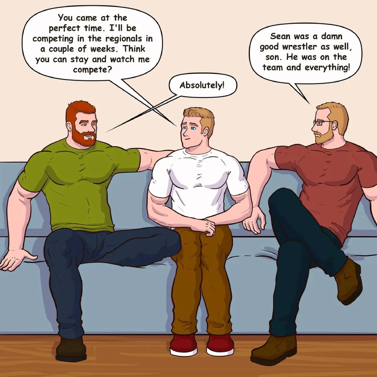 Gabo Artwork Comic 68 - Sean Serving the Edwards page 11 full