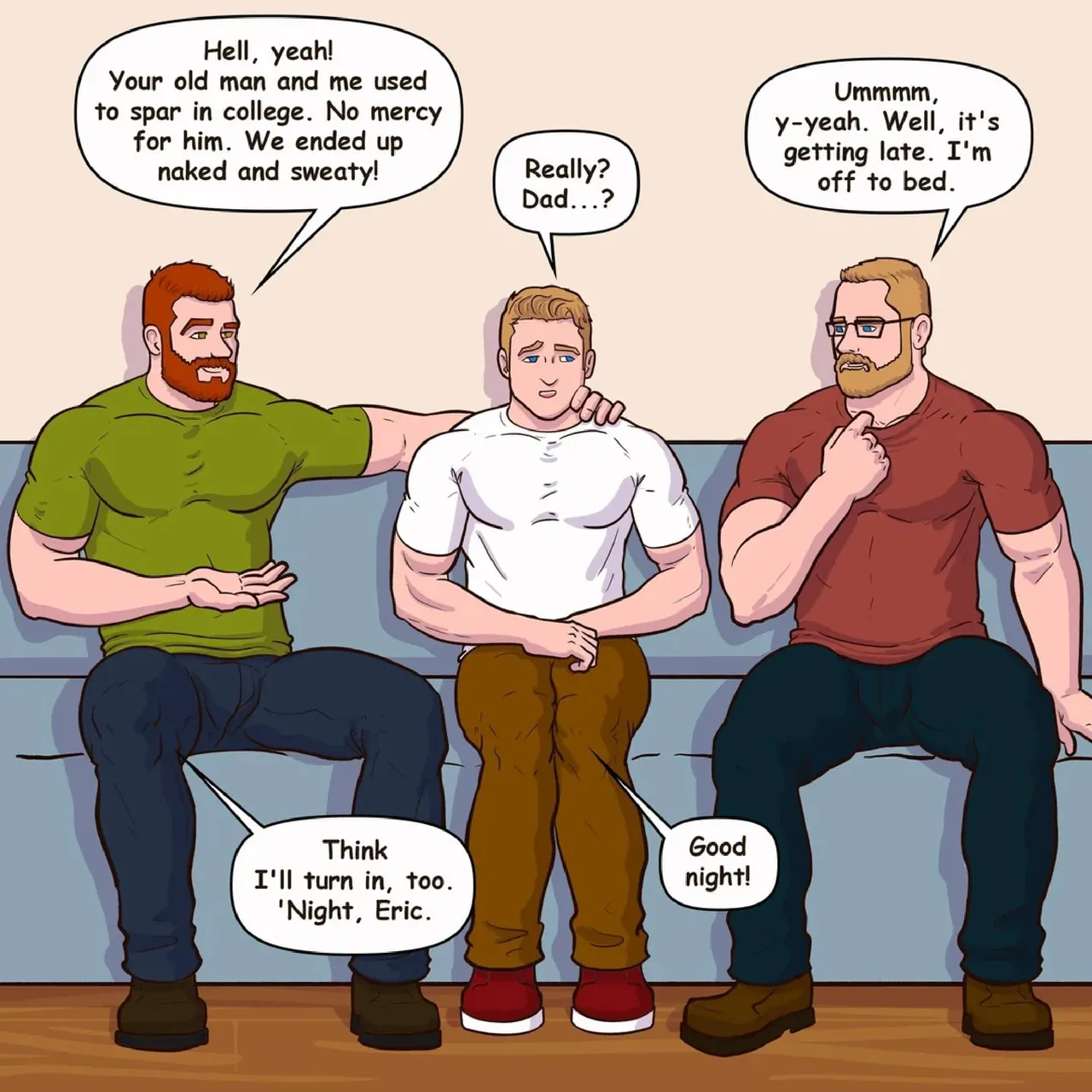 Gabo Artwork Comic 68 - Sean Serving the Edwards page 12 full