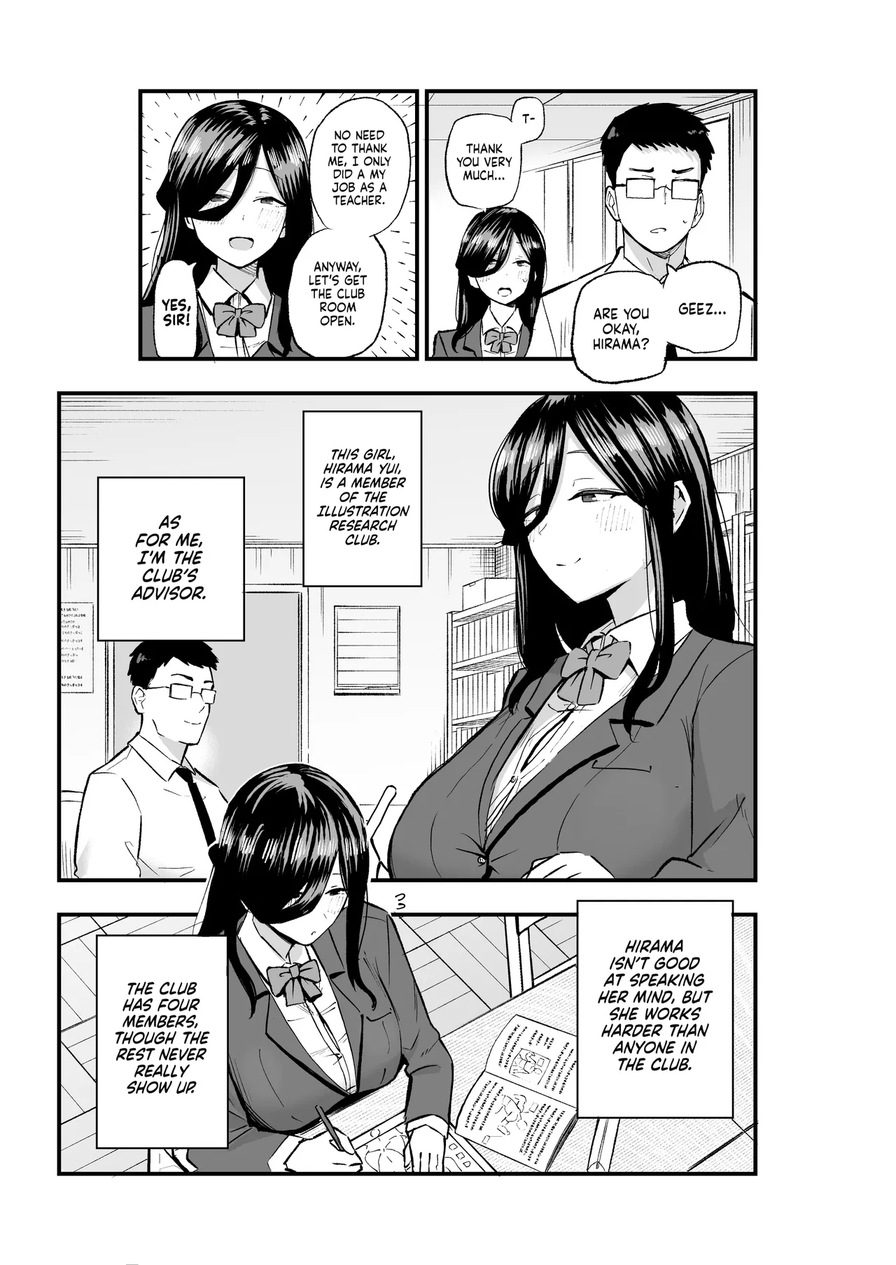 Jimikei Bakunyuu Hirama-chan | The Busty, Unassuming Girl Hirama-chan page 4 full