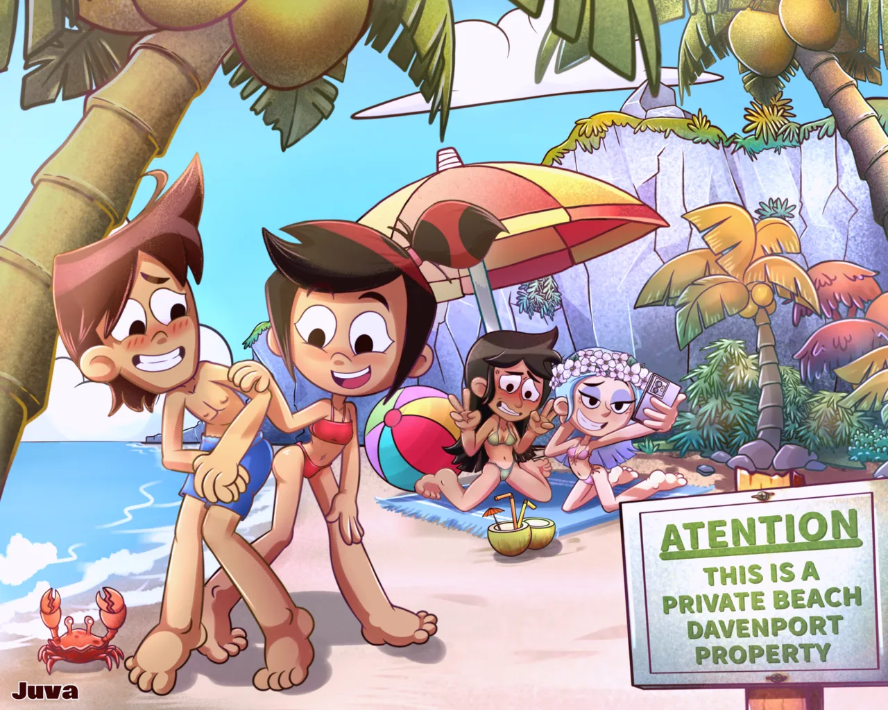 Molly & Friends at the beach page 1 full