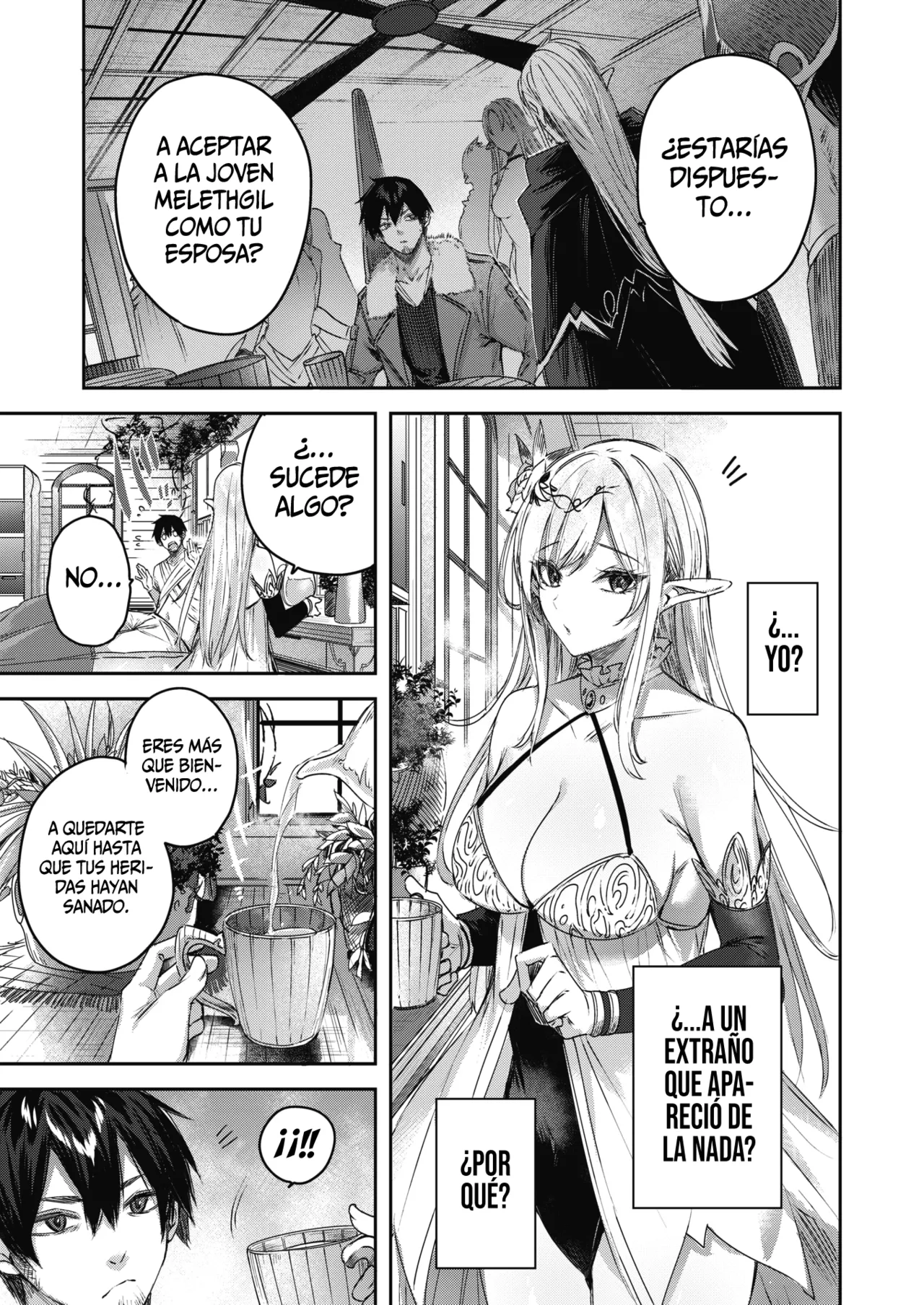 Dokushinn Hunter no Deai ha Elf no Mori de♡ page 12 full