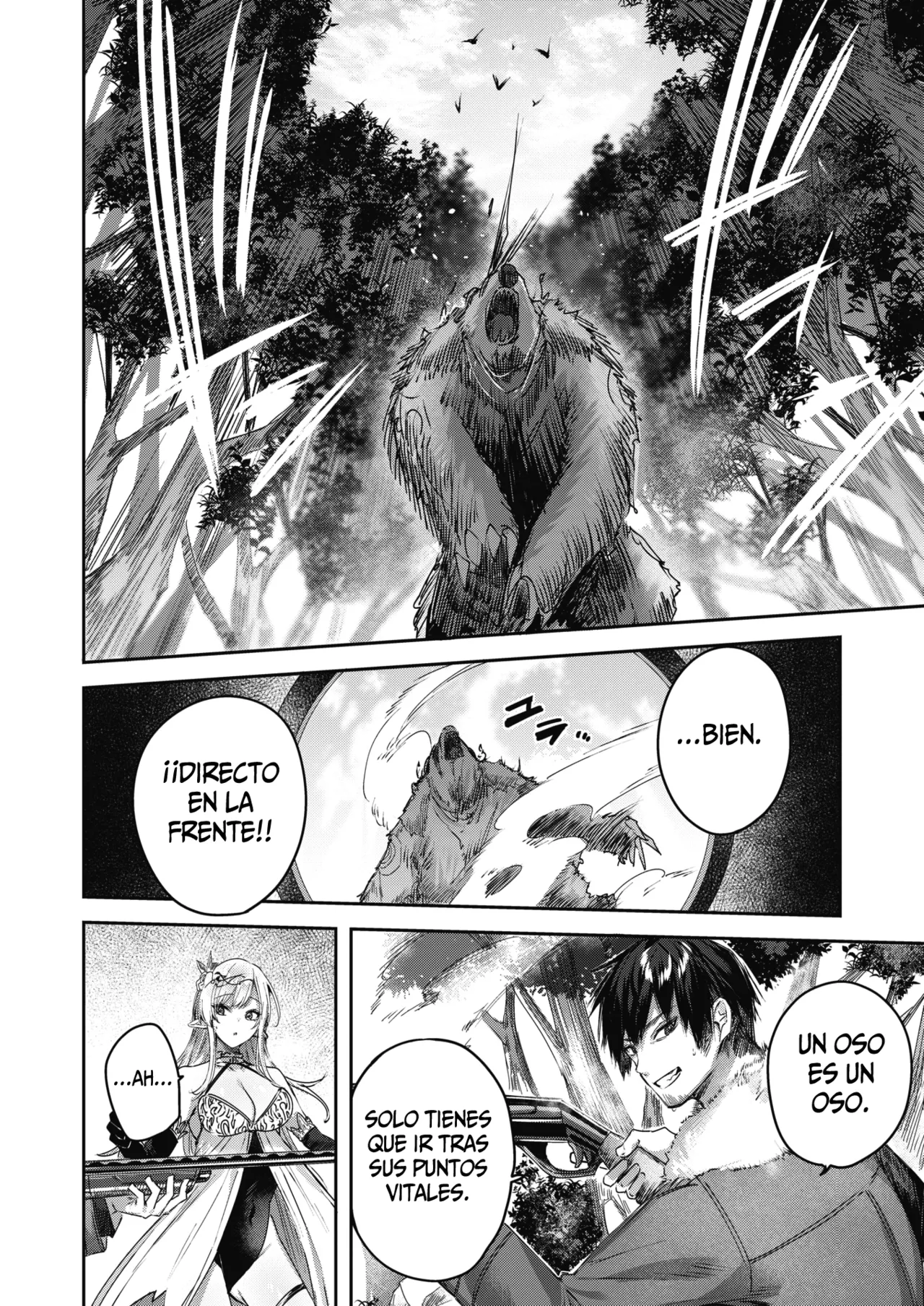 Dokushinn Hunter no Deai ha Elf no Mori de♡ page 7 full