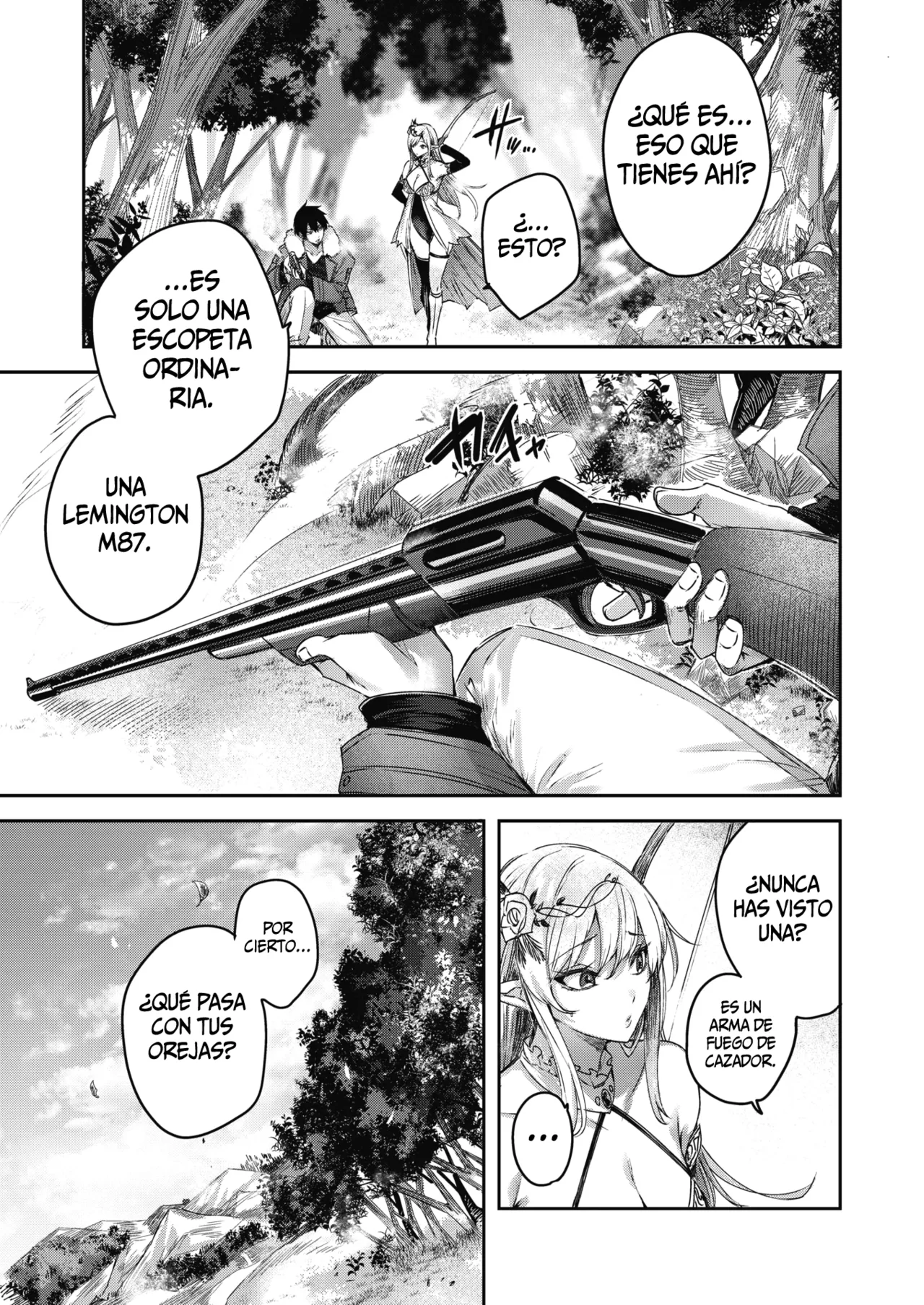 Dokushinn Hunter no Deai ha Elf no Mori de♡ page 8 full