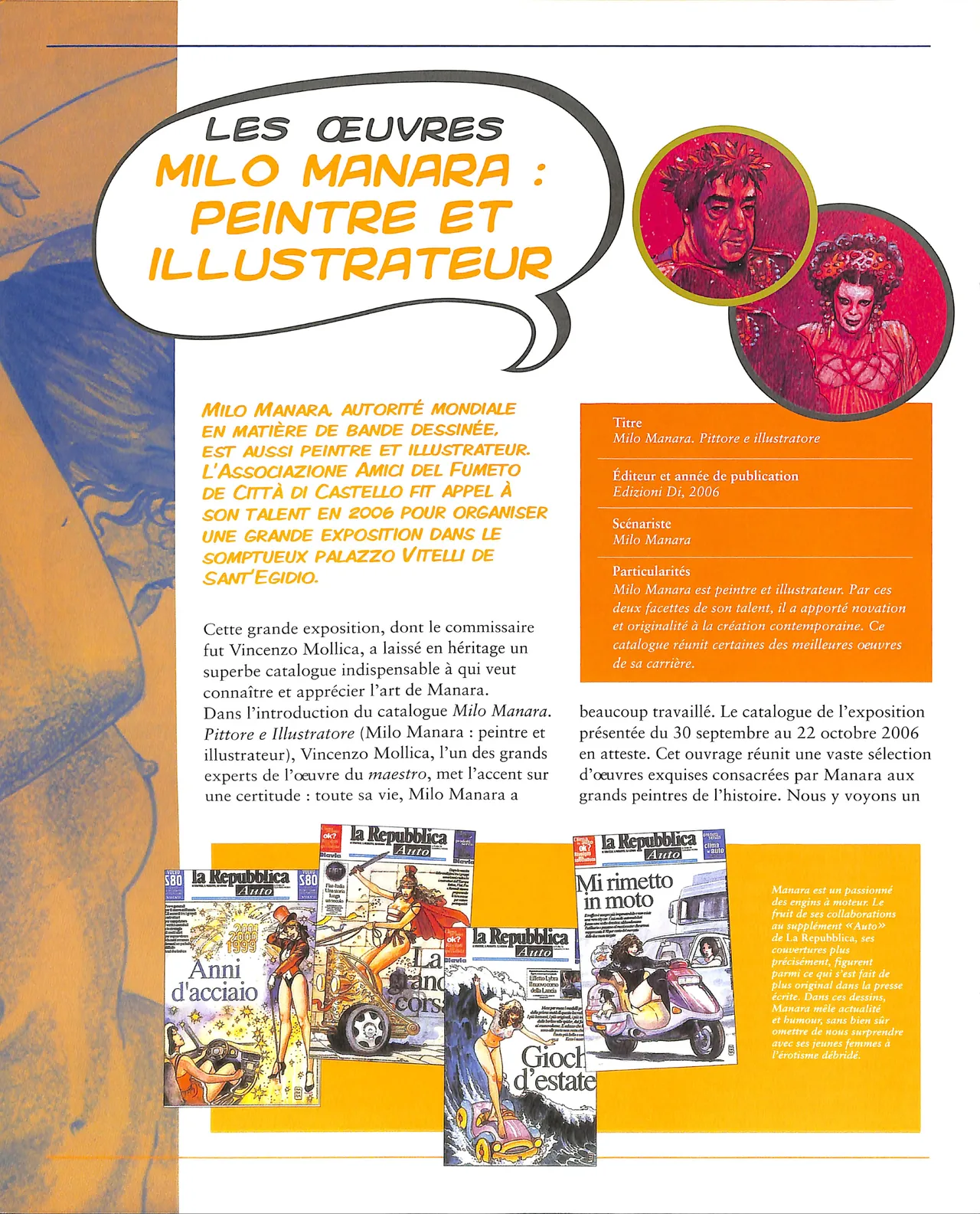 Figurines #42 : Susanna - Milo Manara : peintre et illustrateur page 12 full