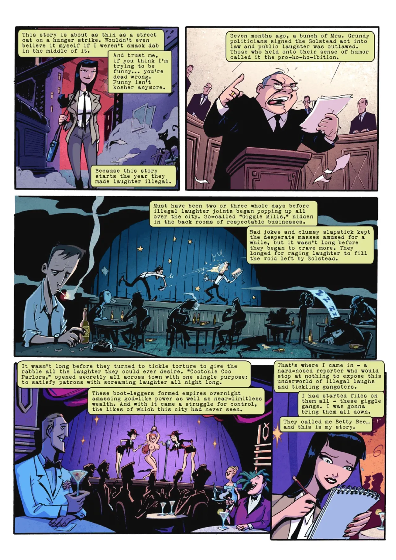 Bullets & Laughter 1-4 page 2 full