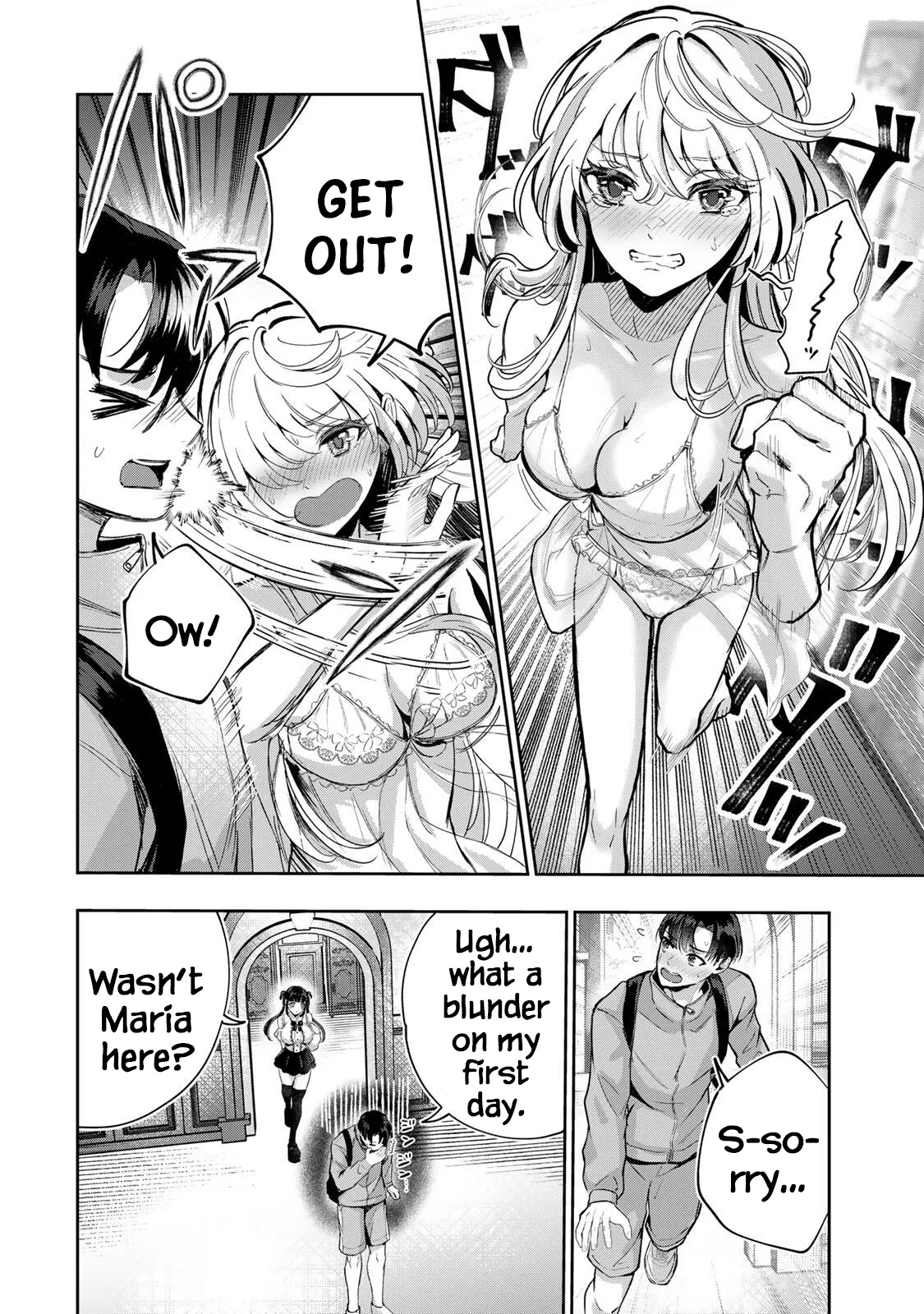 Datenshi-chan wa Ganbarenai | The Fallen Angel Girls Can’t Give It Their All  01 page 12 full