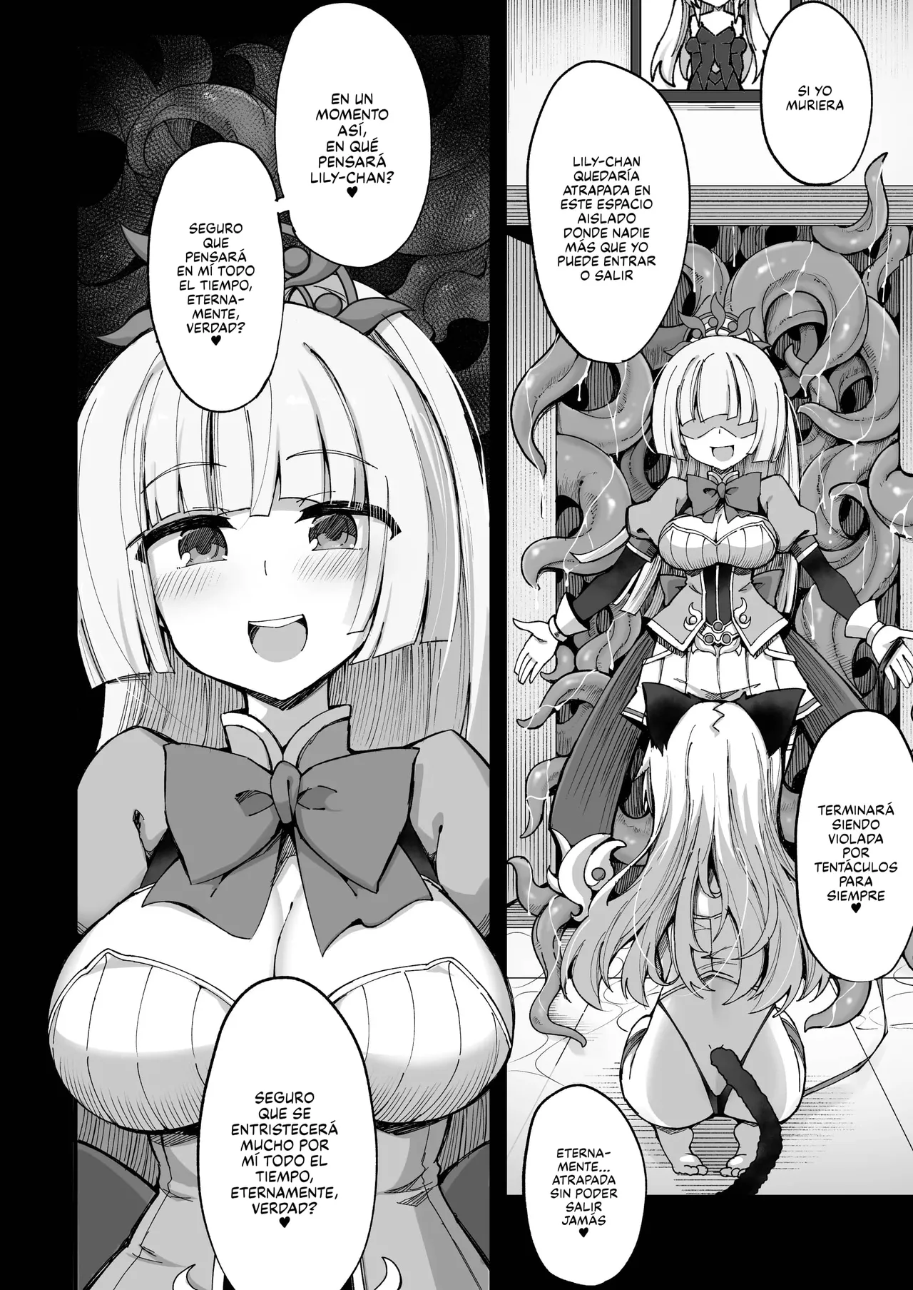 Mazo Neko x Mahou Shoujo ~Aku no Mahou Shoujo ga, Seigi no Mahou Shoujo to Suenagaku Shiawase ni Kurasu Manga~ page 11 full