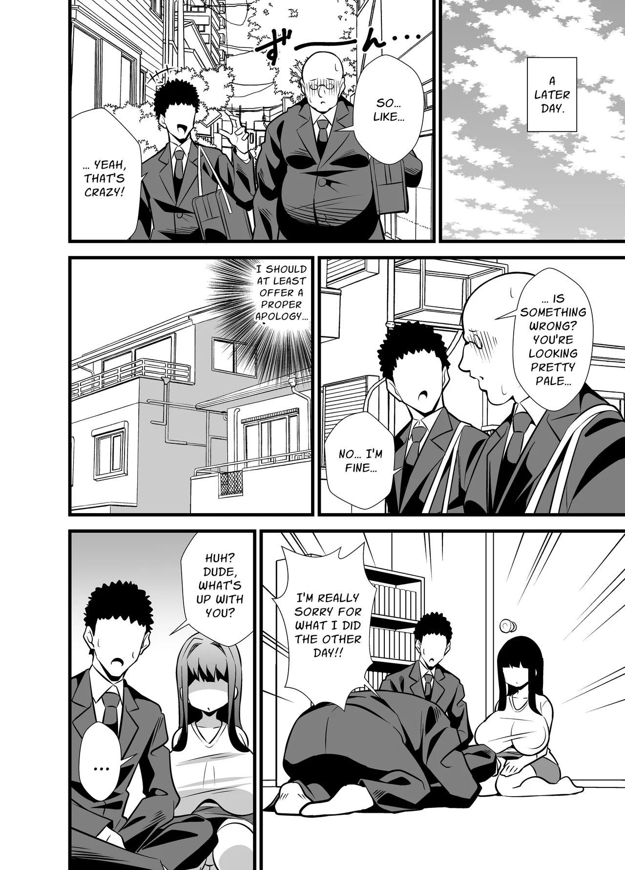 Musuko no Tomodachi ni Nani o Sarete mo Neta Furi o Yamenai Goumou Dougan Mama | Hairy Mother Pretends To Sleep While Her Son's Friends Toy With Her page 7 full