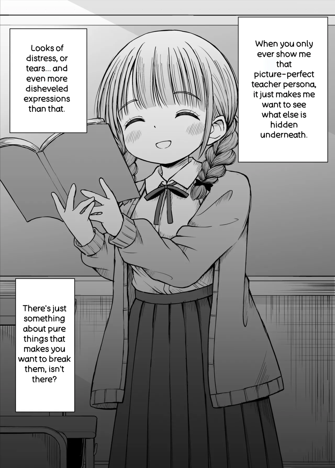 Please Don't Bully Sensei Too Much... ~The Day the Kind, Baby-Faced, Big-Breasted Hanasaki-Sensei’s Heart Broke~ page 12 full