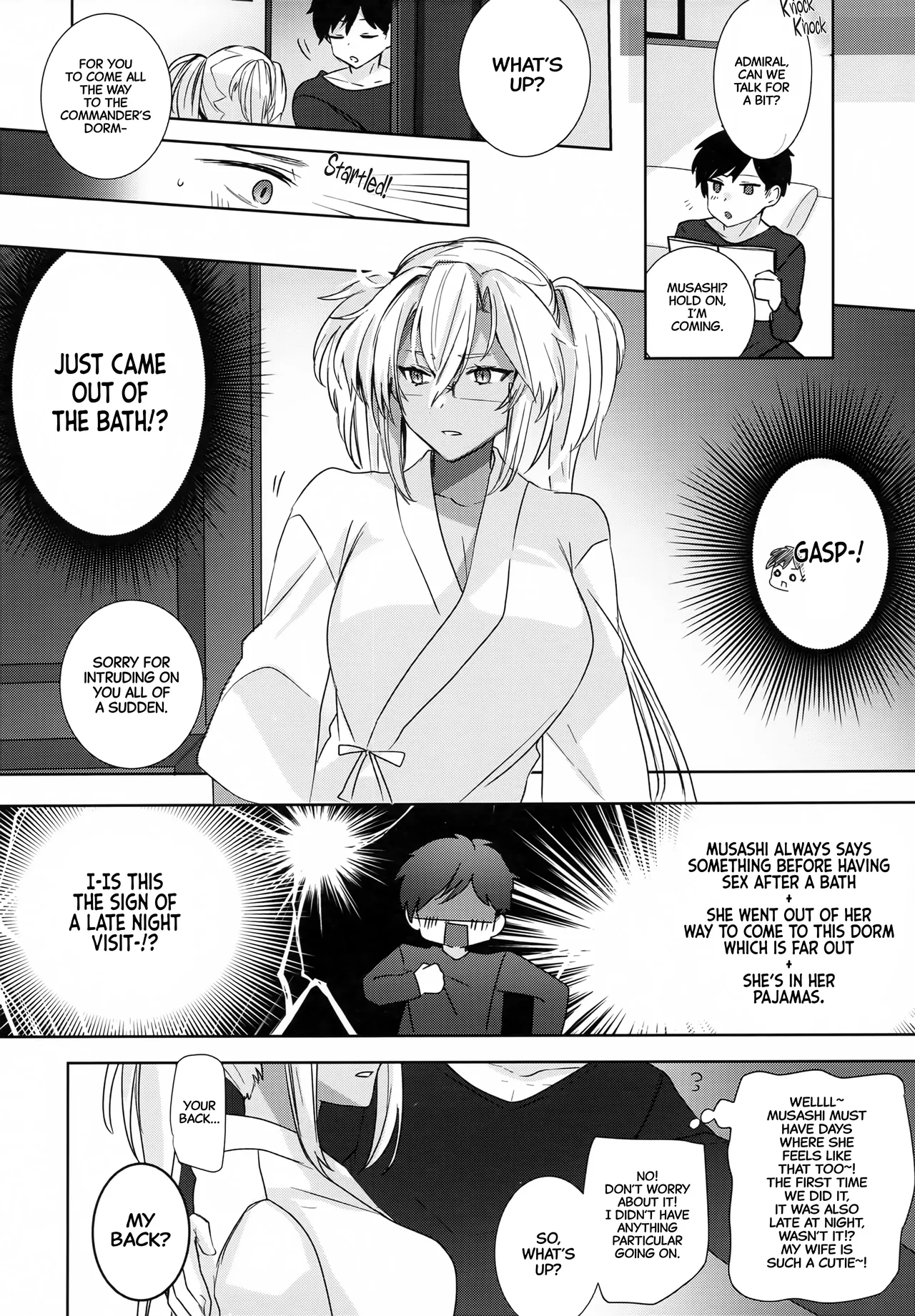 Musashi-san no Yoru Jijou Hisho-kan no Sajikagen-hen | Musashi's Nightly Affairs: The Secretary Ship's Determination - page 11 full