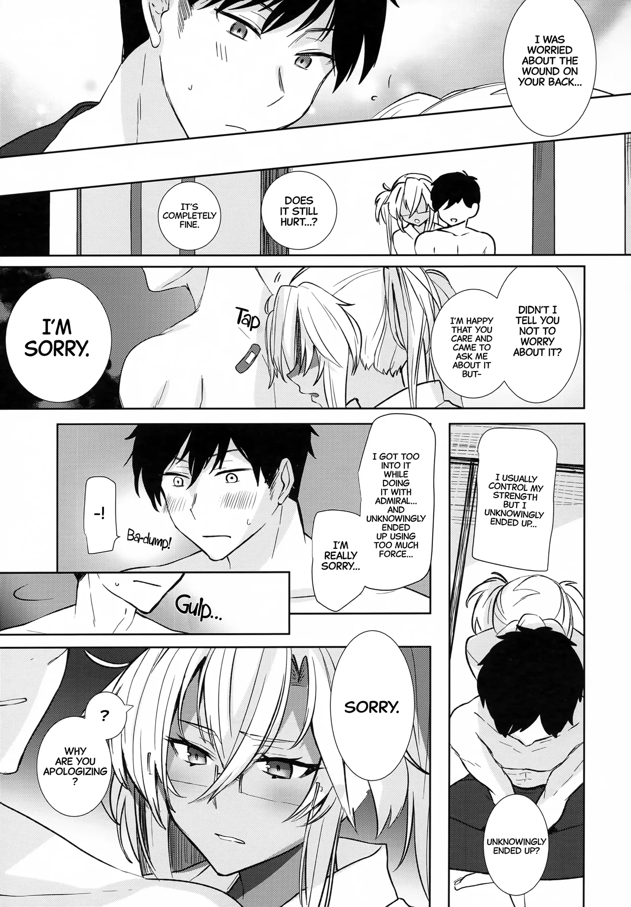 Musashi-san no Yoru Jijou Hisho-kan no Sajikagen-hen | Musashi's Nightly Affairs: The Secretary Ship's Determination - page 12 full