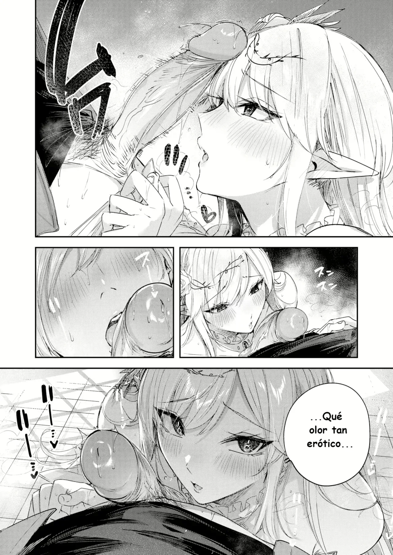 Dokushinn Hunter no Deai ha Elf no Mori de♡ page 9 full