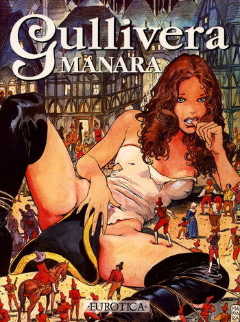 [Milo Manara] Gullivera [English] cover