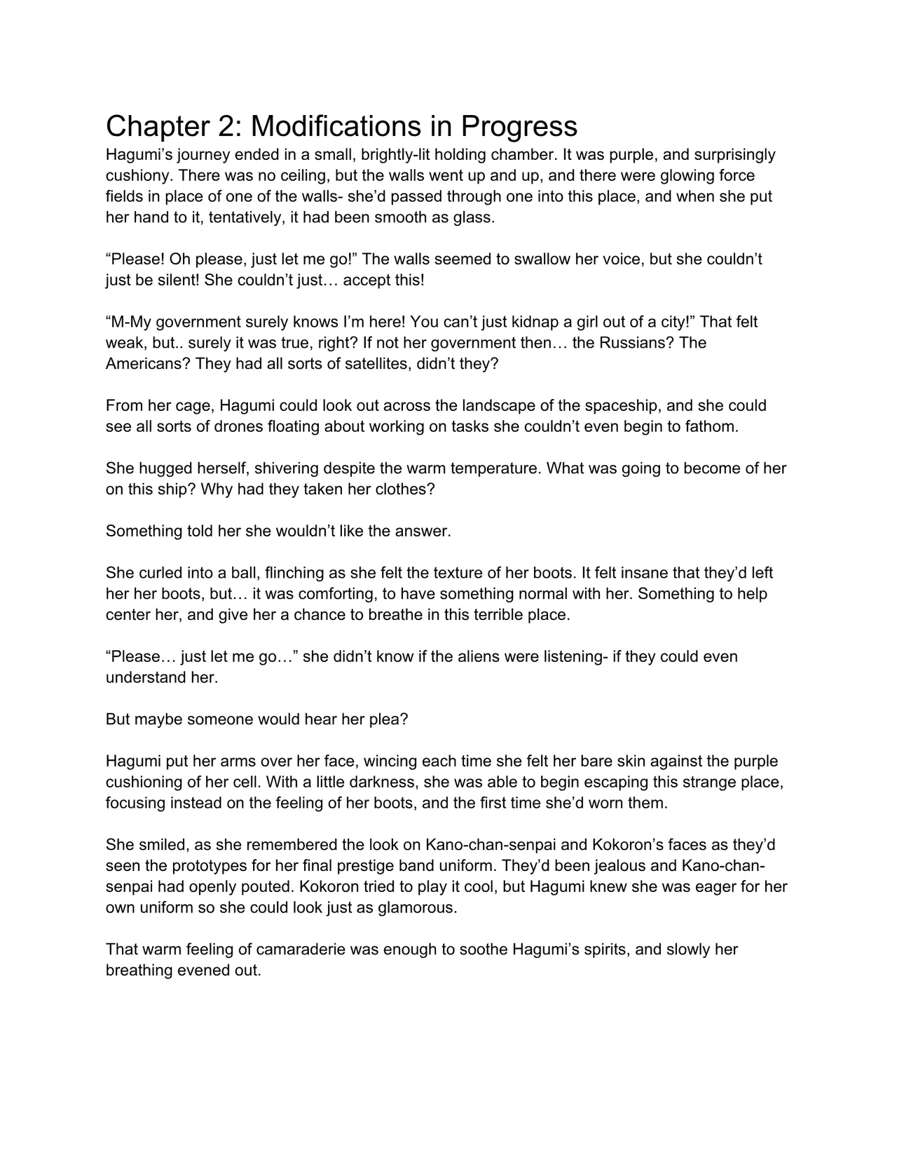 Hagumi makes first contact page 11 full