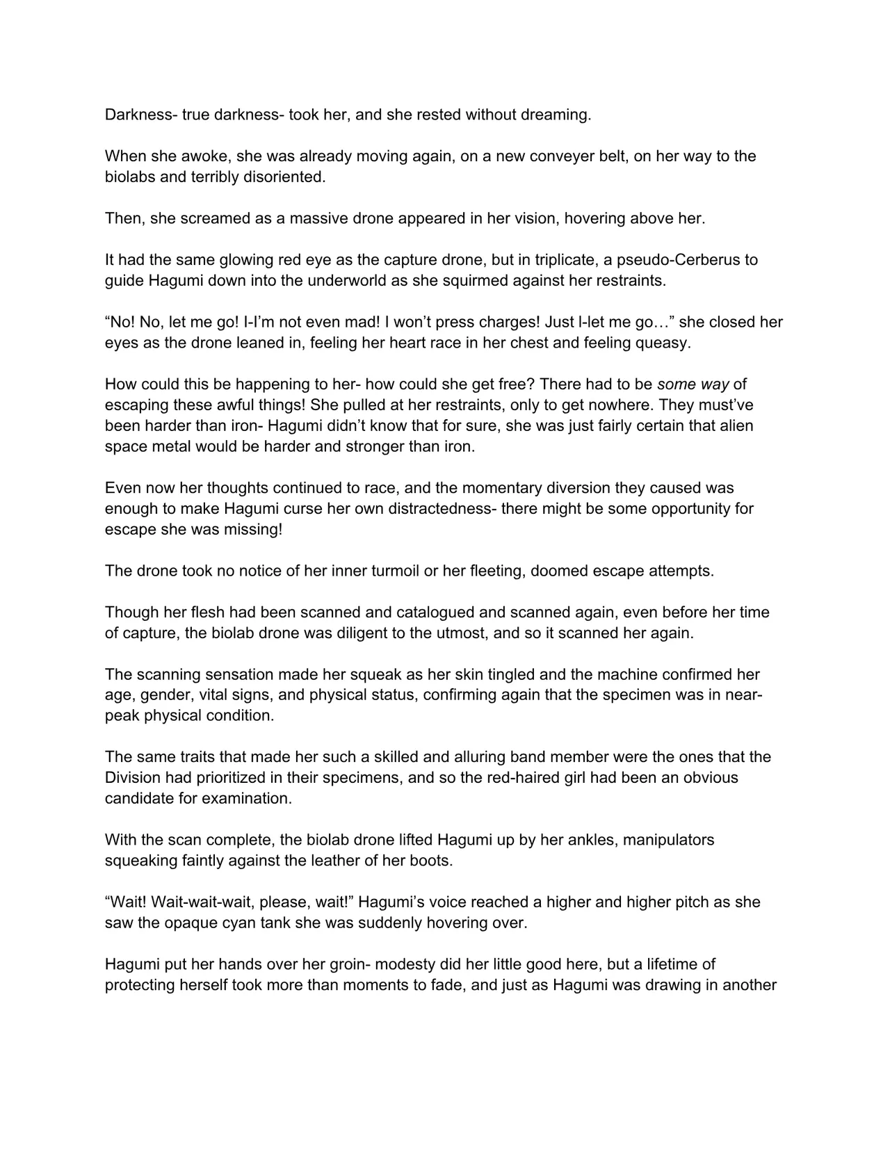 Hagumi makes first contact page 12 full