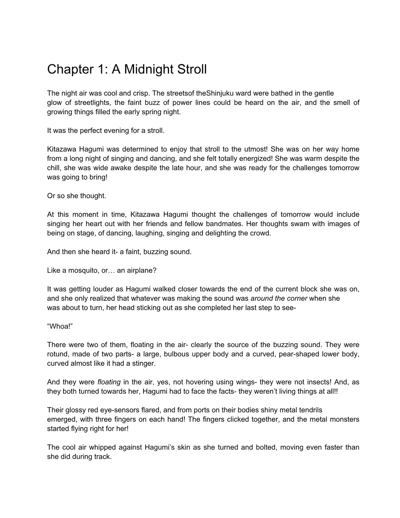 Hagumi makes first contact page 2 full