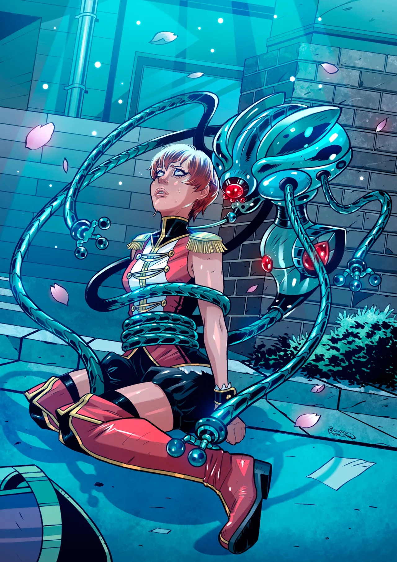 Hagumi makes first contact page 7 full