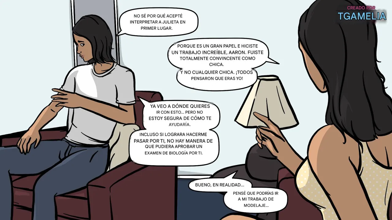 The Model Twin Spanish page 9 full