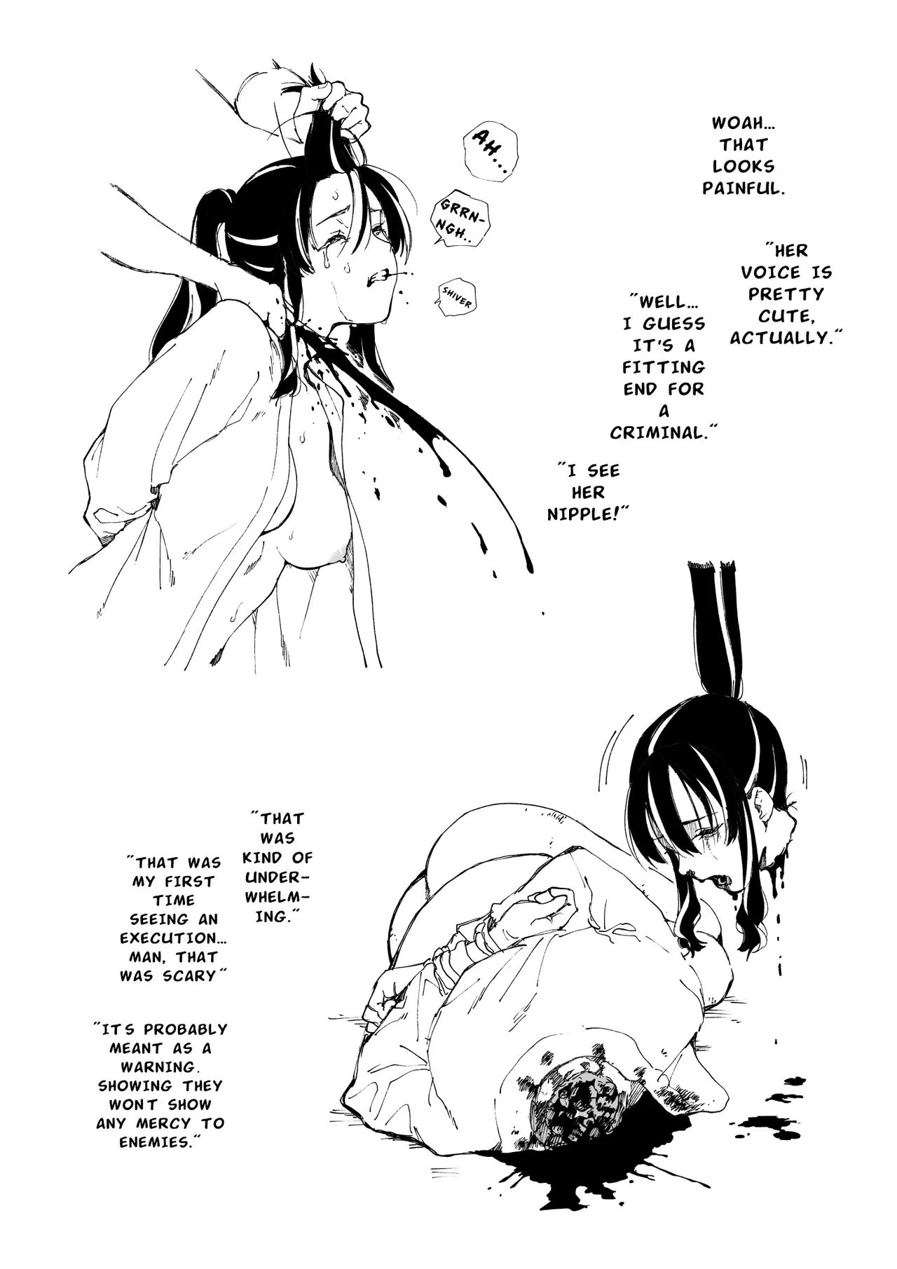 One-Page Manga and Short Story Collection + "Kunoichi Mushiro" and "Kunoichi Kuchiba" page 12 full