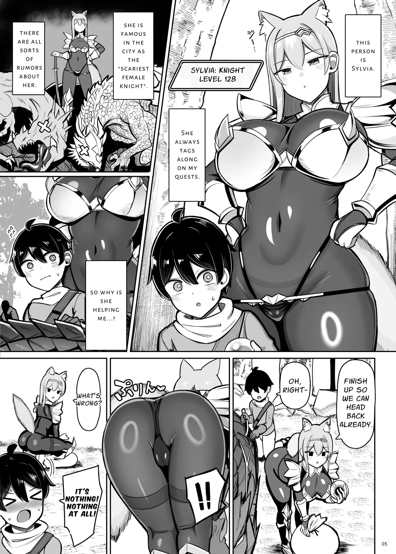 Saikyou Onna Kishi Yowayowa Yuusha ni Amaama Shasei Shugyou | The Ultimate Knightess Gives A Weakling Hero Sweet Ejaculation Training page 5 full