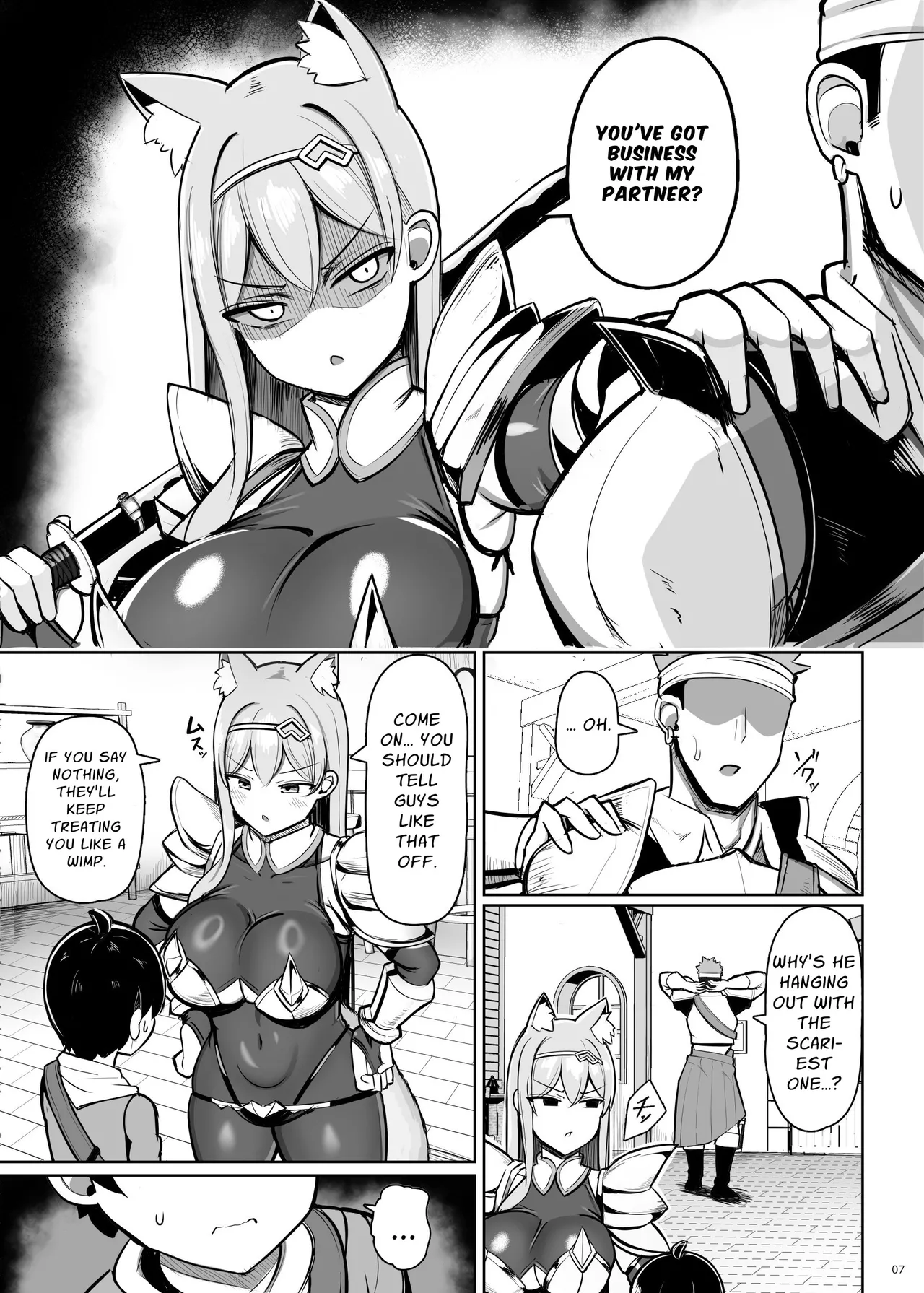 Saikyou Onna Kishi Yowayowa Yuusha ni Amaama Shasei Shugyou | The Ultimate Knightess Gives A Weakling Hero Sweet Ejaculation Training page 7 full