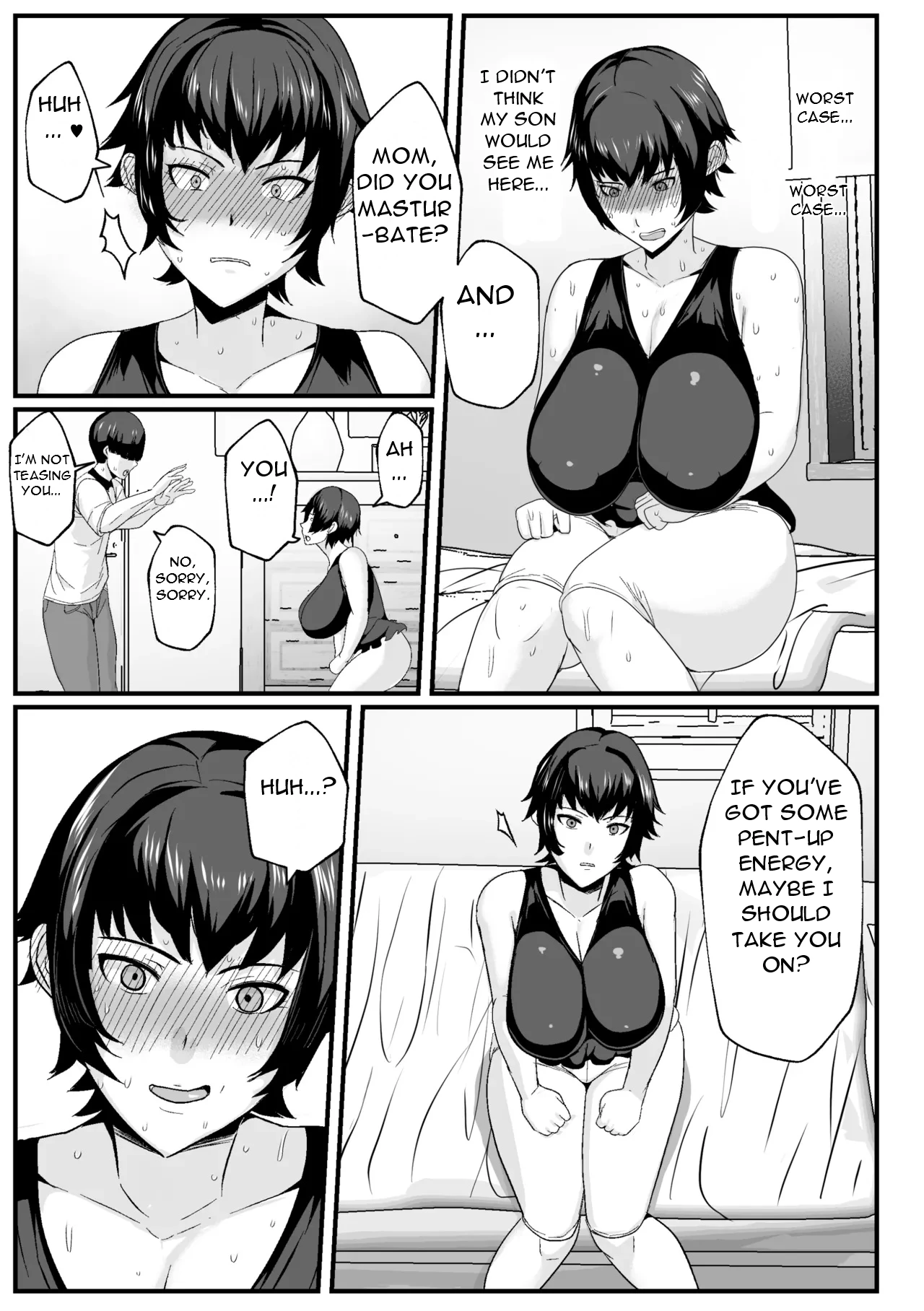 Kaa-san no Seiyoku Shori o Shite Ageyou - Let Me Take Care of Your Sexual Needs, Mom. page 8 full