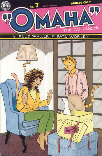 Omaha #7 [Reed Waller & Kate Worley] cover