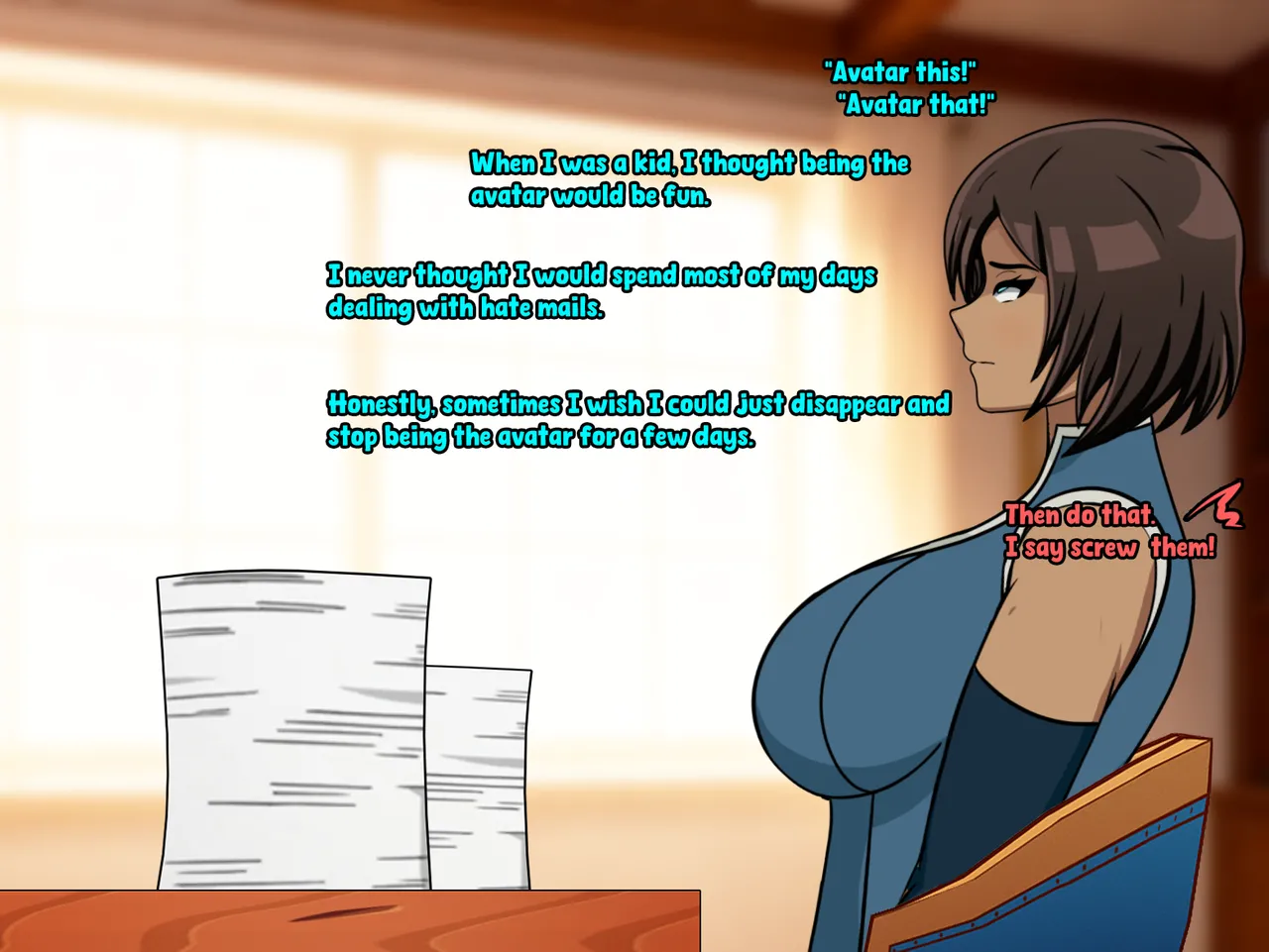 Korra story page 4 full