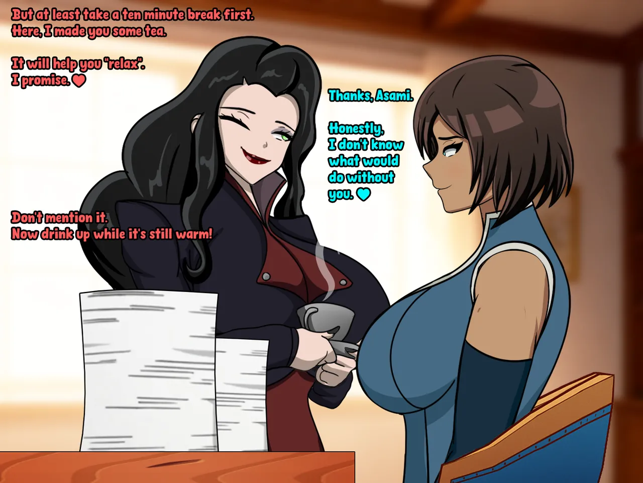 Korra story page 7 full