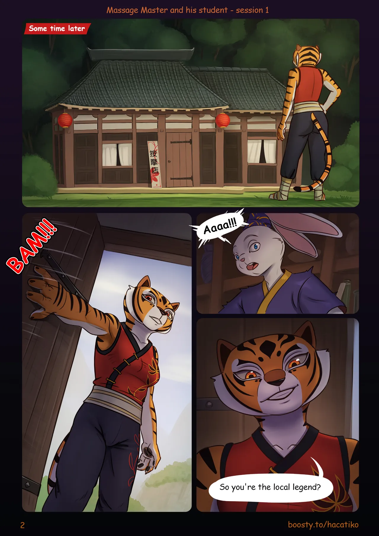 Massage master and his student - Session 1 page 3 full